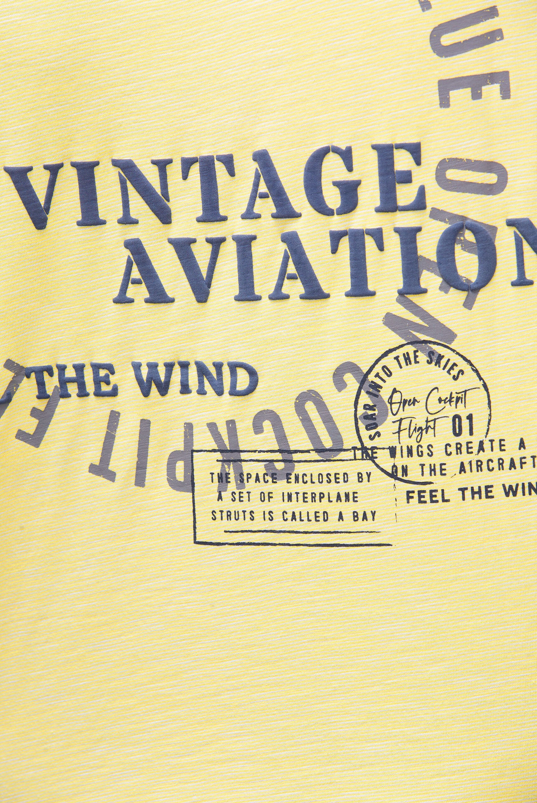 CAMP DAVID Rundhalsshirt mit Kontrastnähten