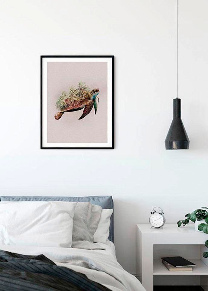 Komar Poster »Animals Paradise Turtle«, Tiere, (1 St.), Kinderzimmer,  Schlafzimmer, Wohnzimmer | BAUR
