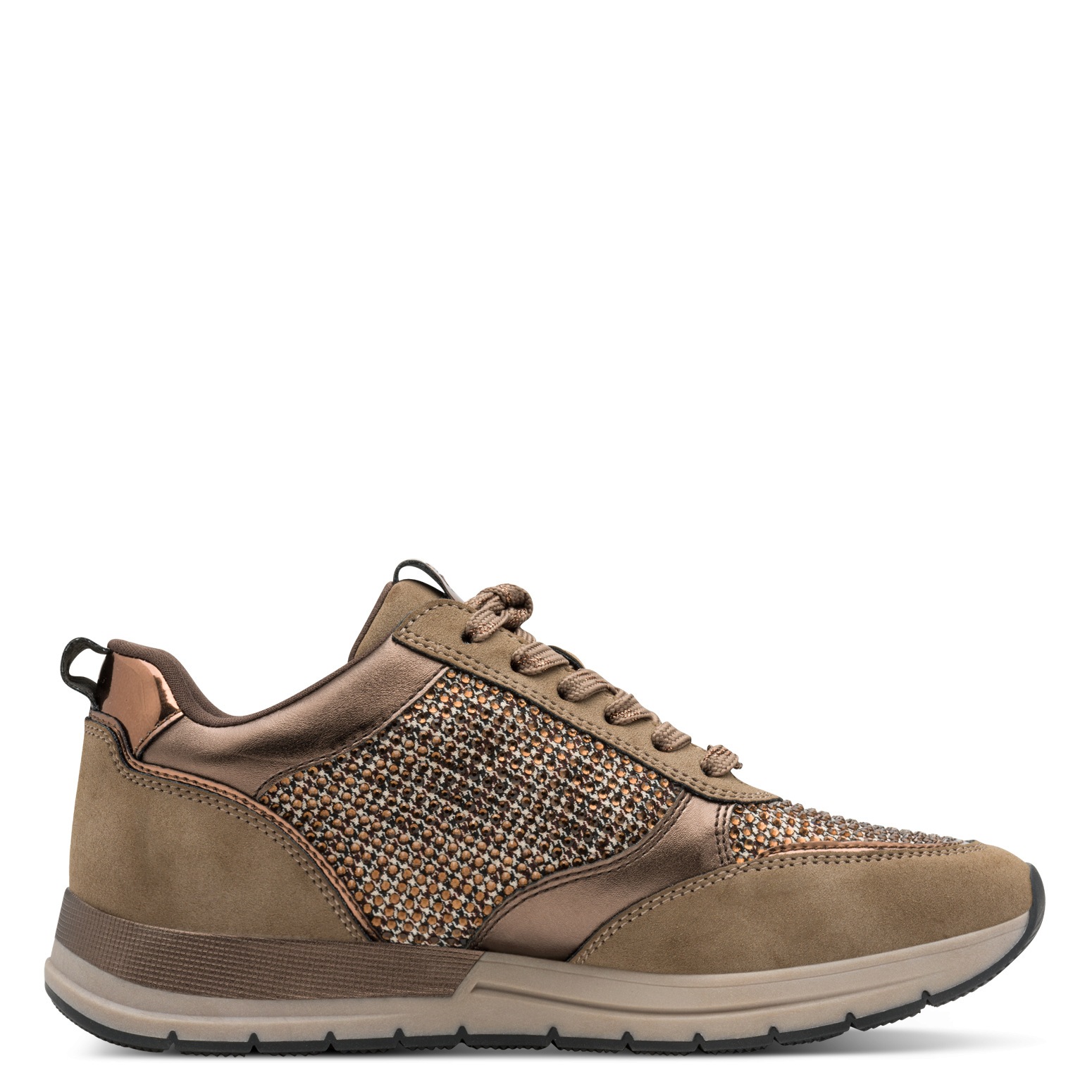 Tamaris Plateausneaker, Freizeitschuh, Halbschuh, Schnürschuh in veganer Verarbeitung