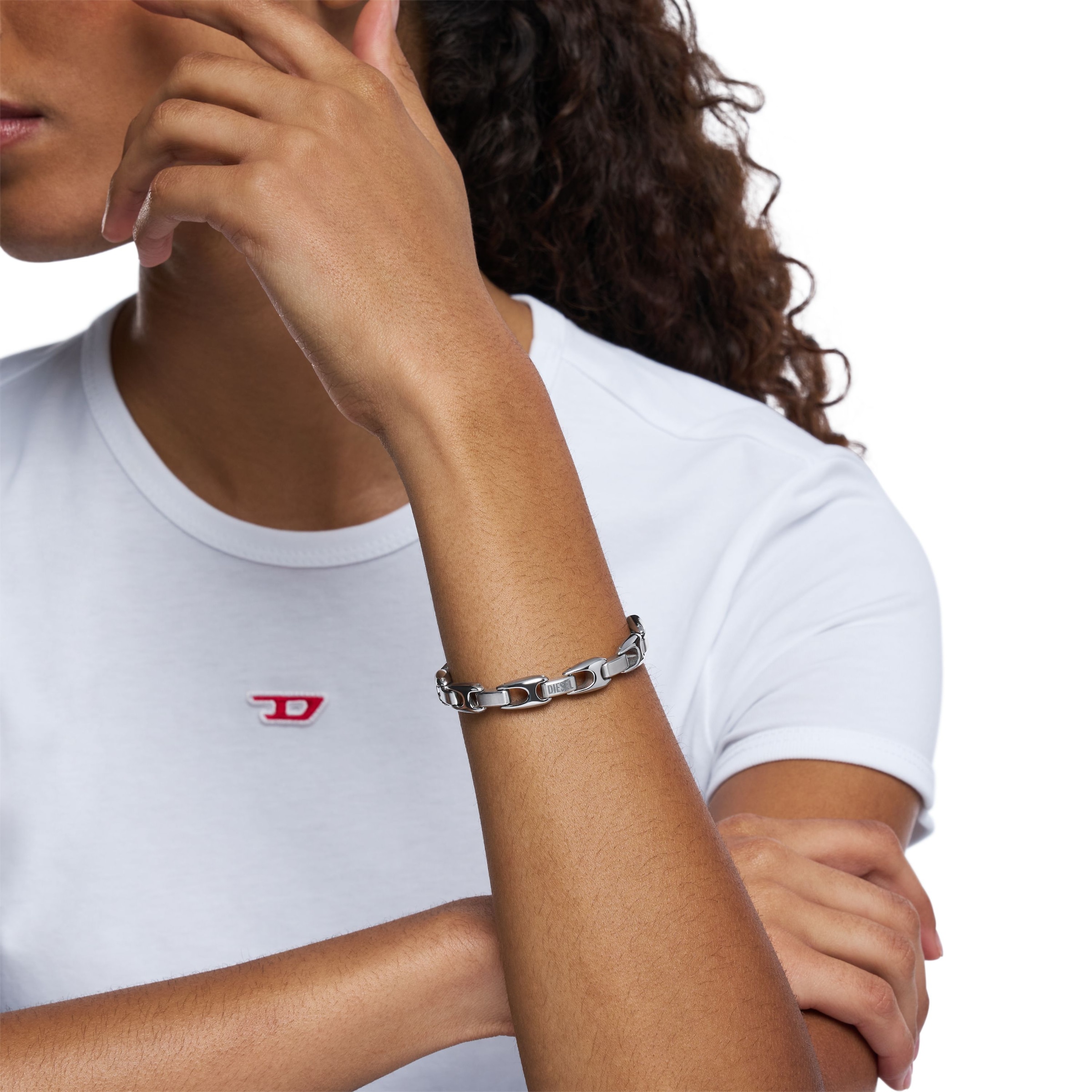 Diesel Armband »Schmuck Geschenk Edelstahl Armschmuck METAMORPH«