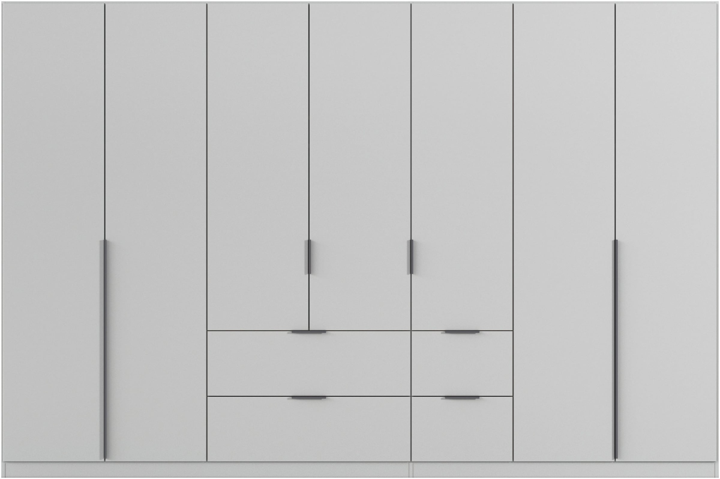 rauch Drehtürenschrank »Kleiderschrank Schrank Garderobe AGORDO mit Dekor- oder Hochglanzfront«, (in zwei Griff-Farben mit Dekor- oder Hochglanzfront), mit Außenschubkästen, in 6 Breiten und 2 Höhen MADE IN GERMANY