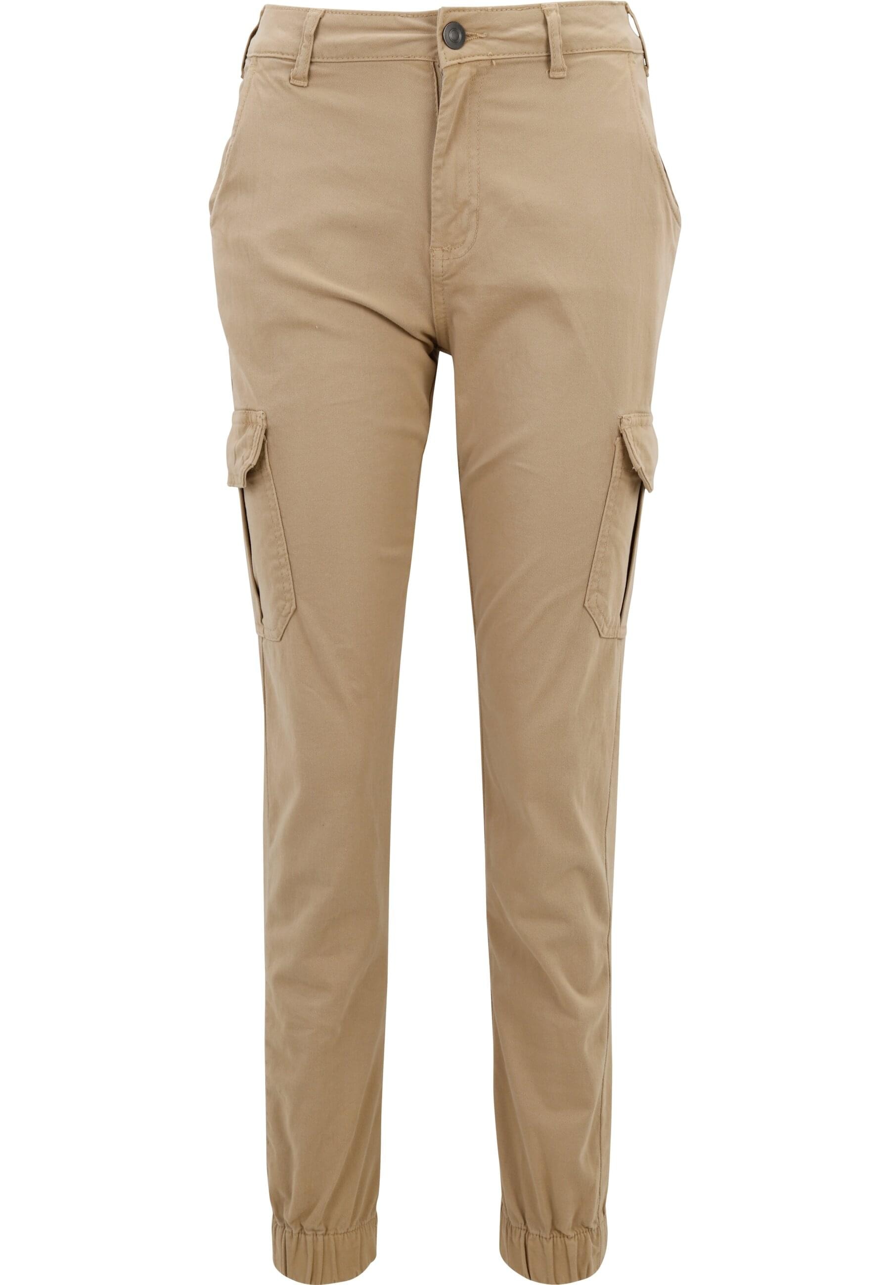 Cargohose »Urban Classics Damen Ladies High Waist Cargo Pants«, (1 tlg.)