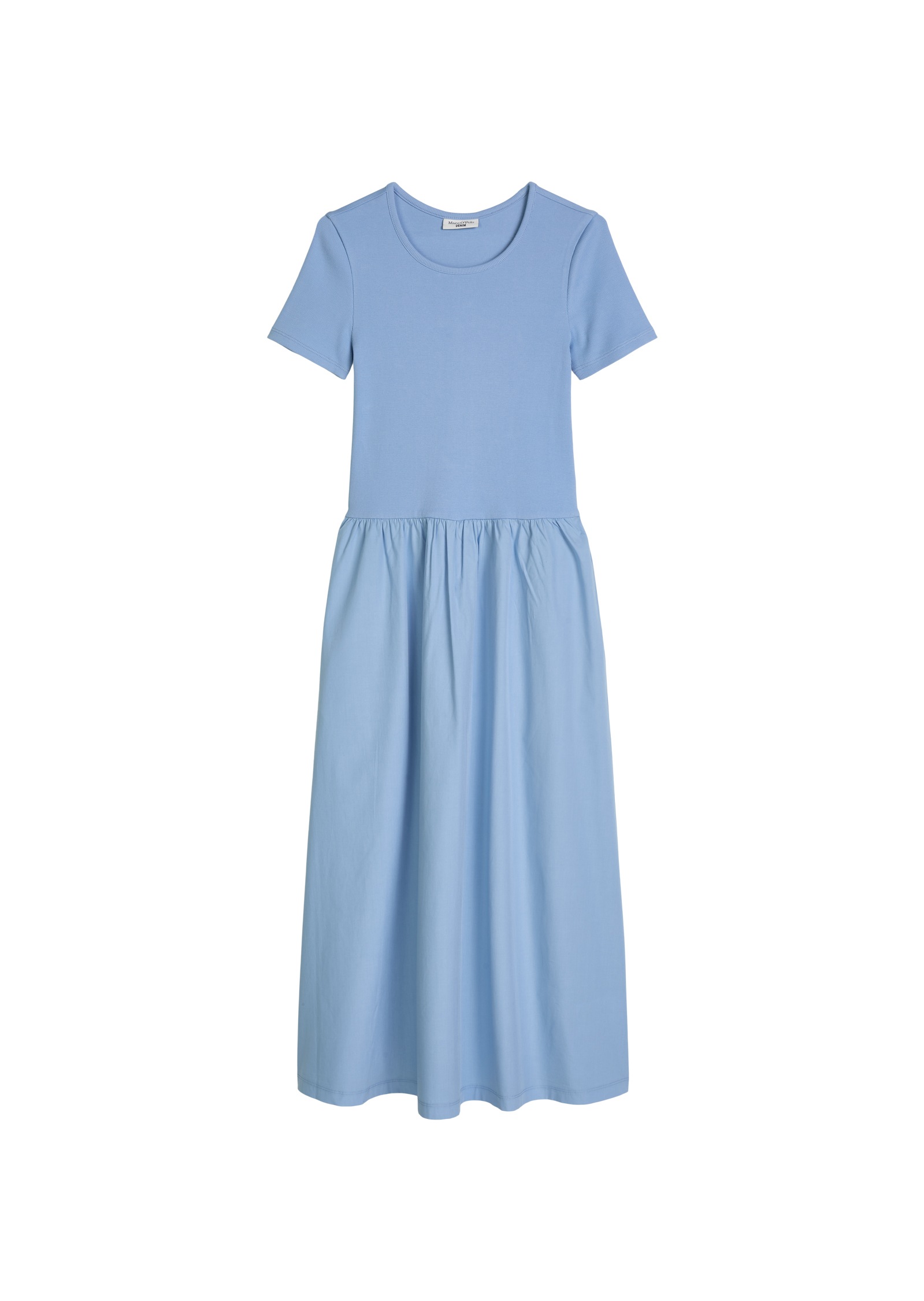Marc O'Polo DENIM Jerseykleid »mit Baumwoll-Popelinerock«