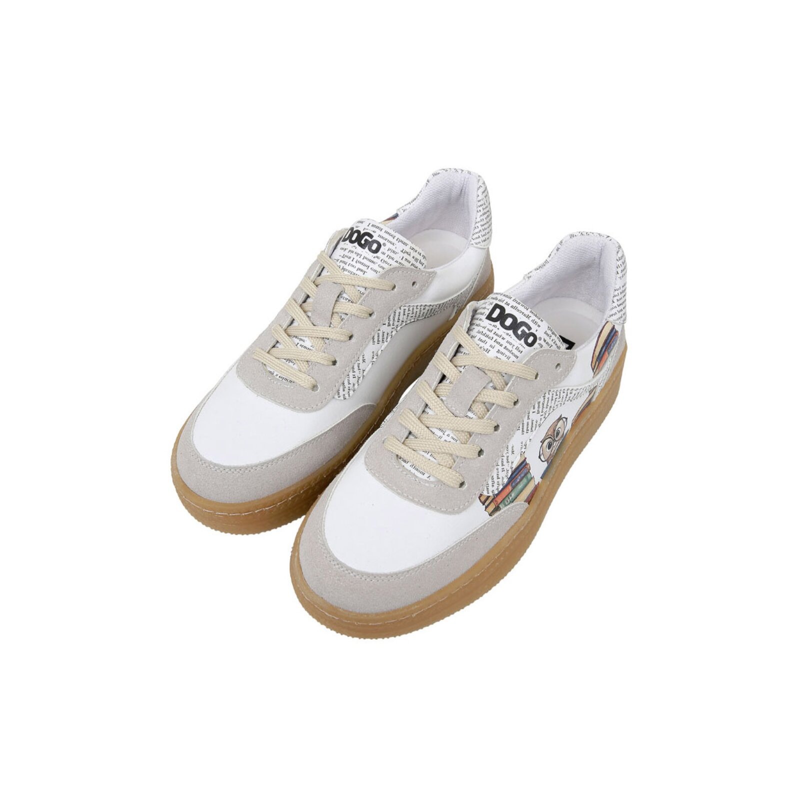 DOGO Sneaker »Monet Low-Top Sneaker The Wise Owl Damen Sneaker«  Handgefertigt