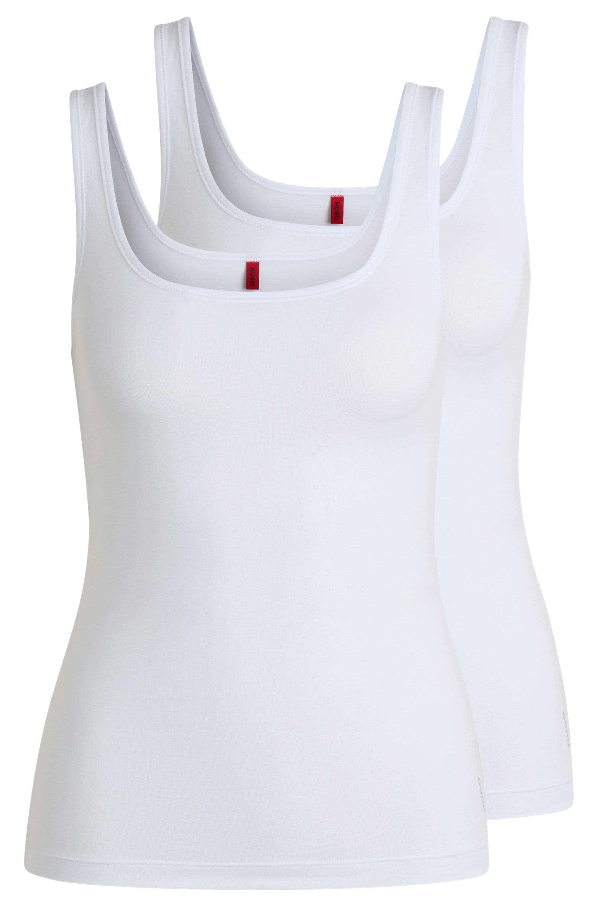 HUGO Underwear Tanktop »TWIN VEST«, (Packung, 2er-Pack), mit vertikalem Logoprint