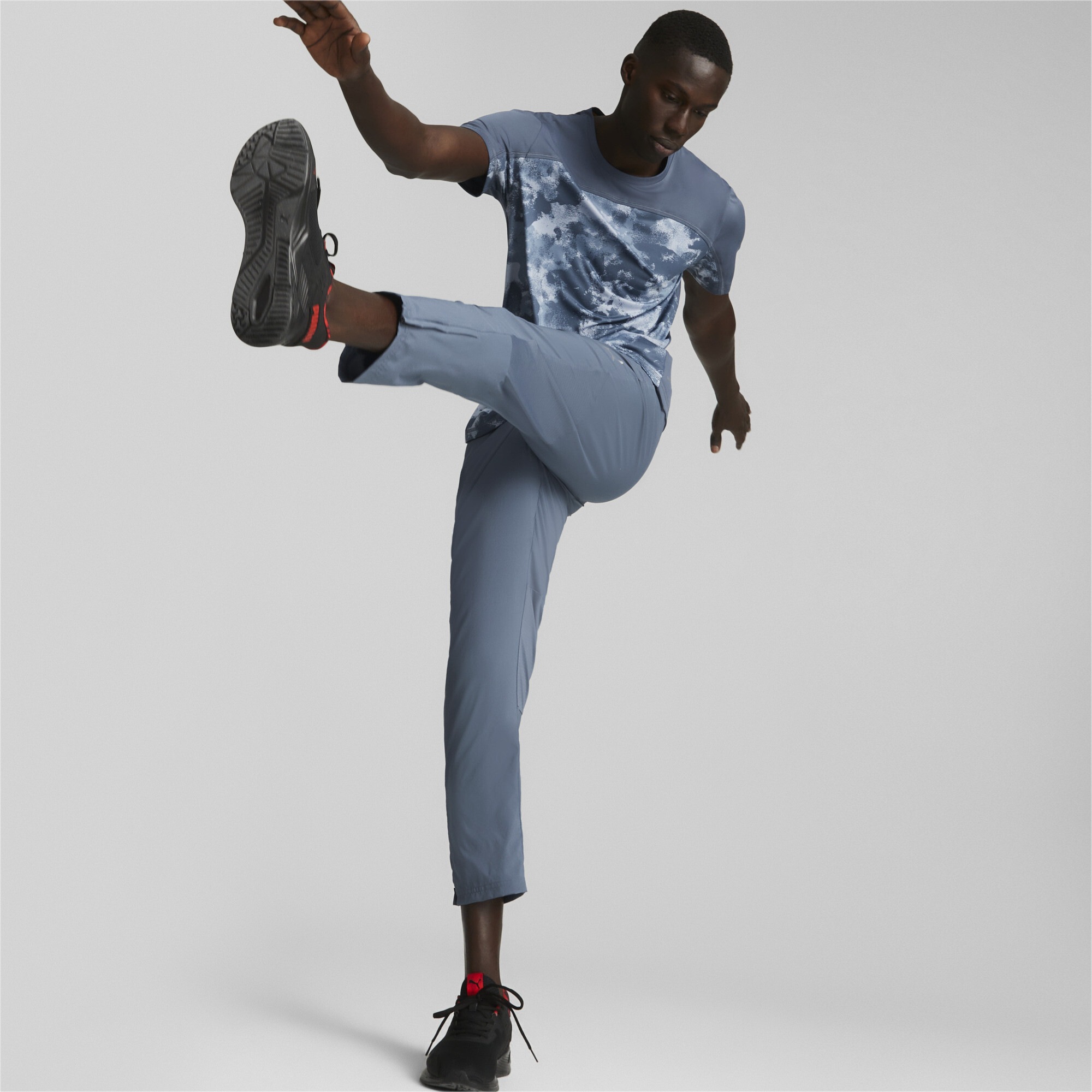 PUMA Laufshirt »Bedrucktes kurzärmliges Running-T-Shirt Herren«