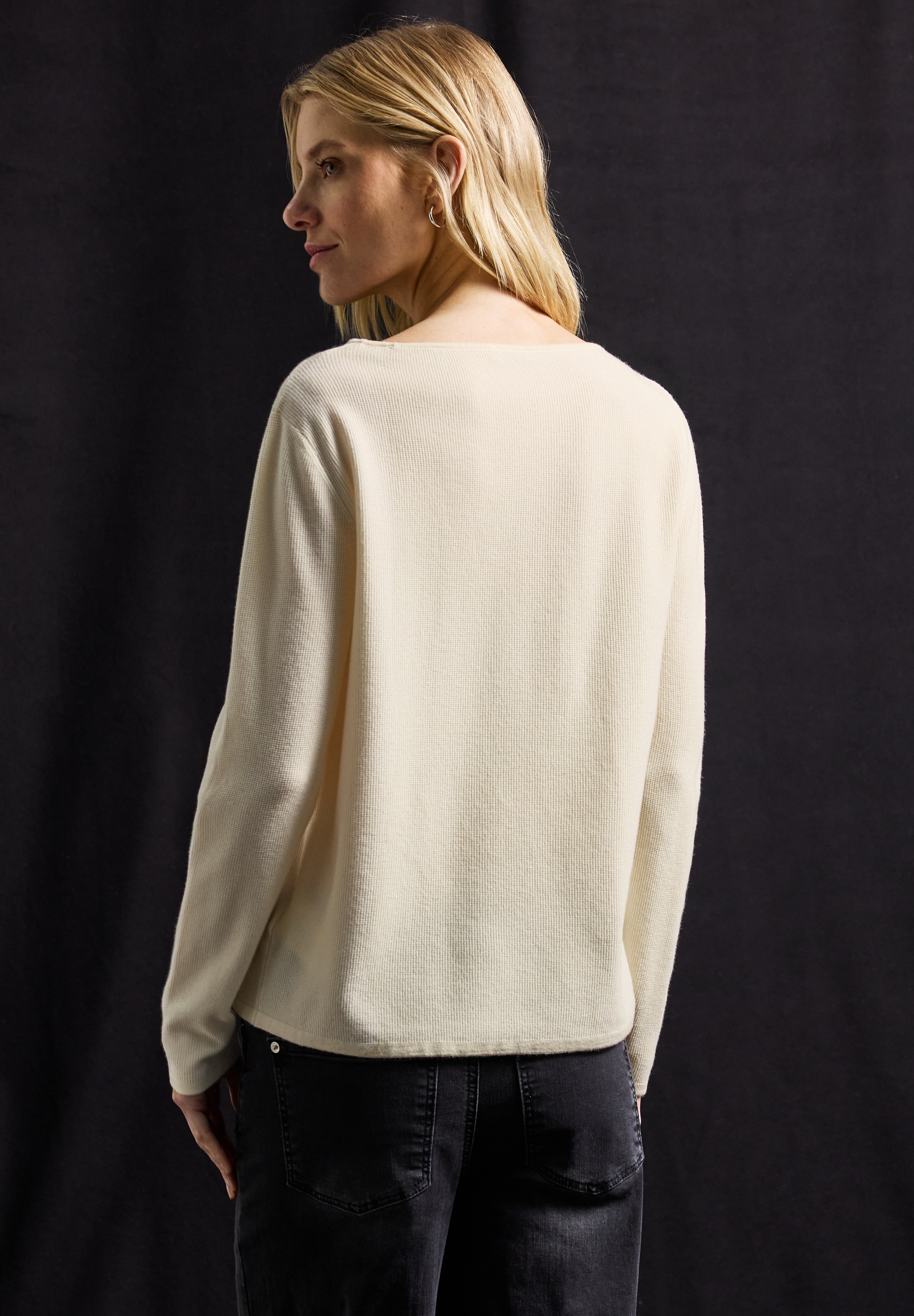 STREET ONE Strickpullover, mit U-Boot-Ausschnitt