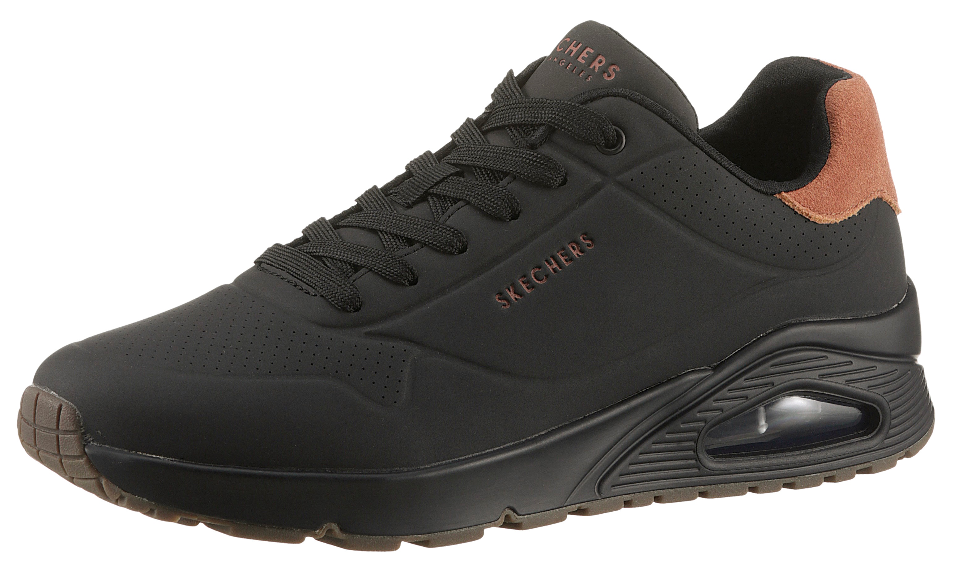 Skechers "UNO-SUITED ON AIR" Freizeitschuh, Halbschuh, Schnürschuh mit modischer Keilsohle