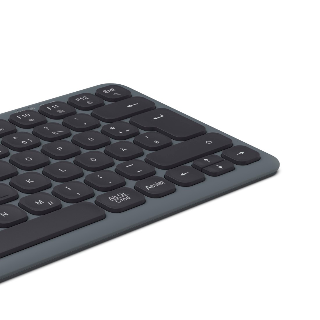 Hama Tastatur »Tastatur WK-500 (kabellos, QUERTZ, Multi-Device, klein)«