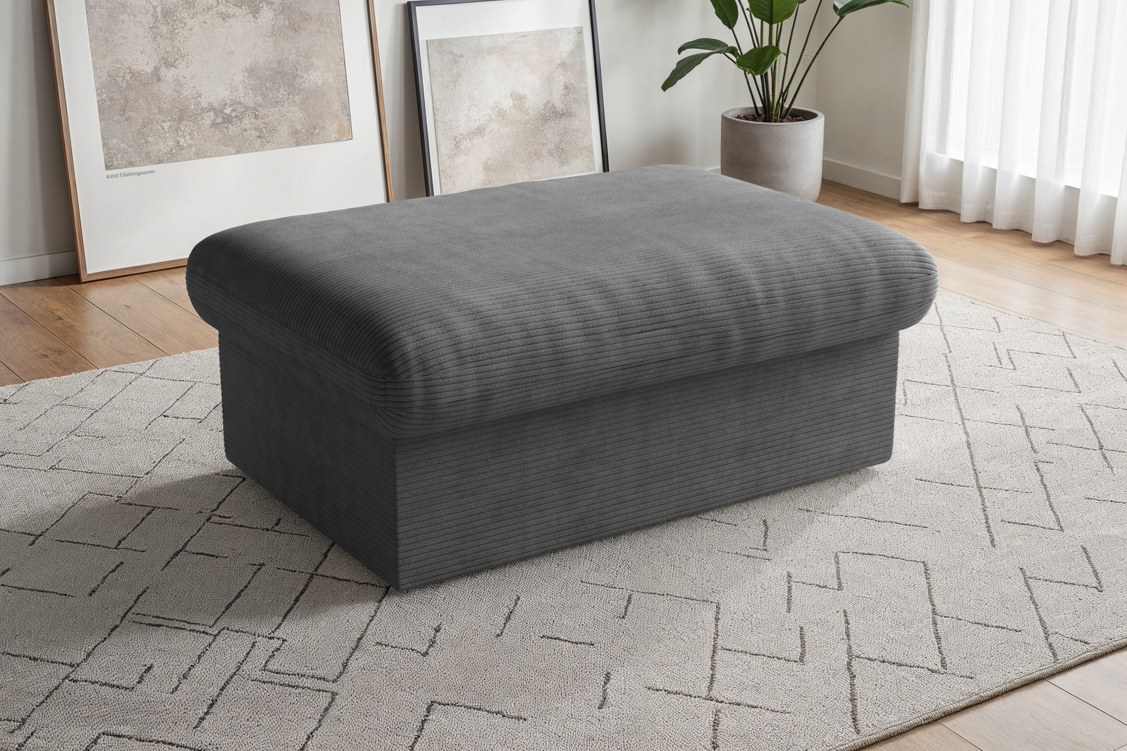 sit&more Polsterhocker "Moreno, B: 90 cm" mit Stauraum, individuell kombinierbar