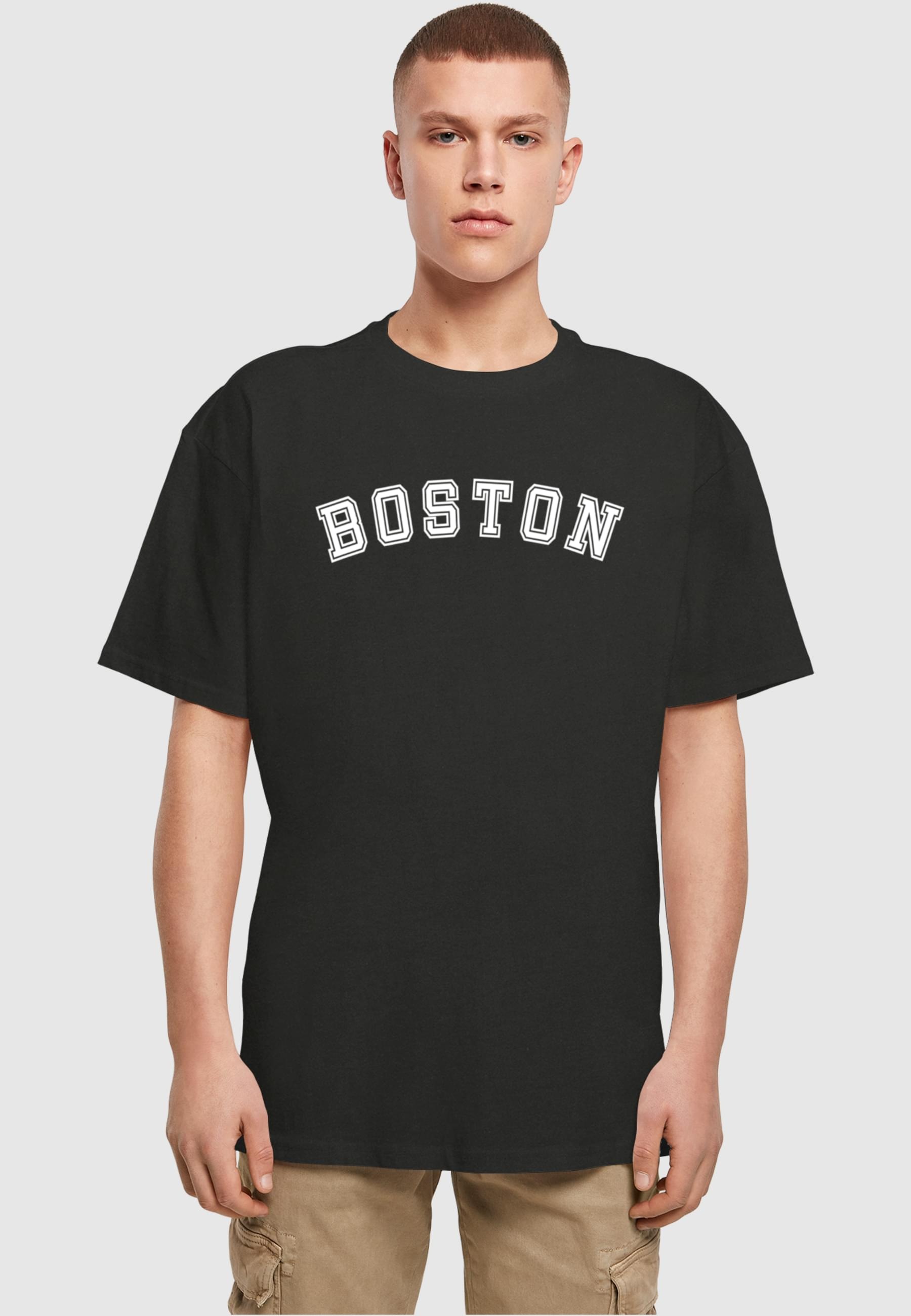 Merchcode T-Shirt »Merchcode Herren Boston X Heavy Oversize Tee-BY102«, (1 tlg.)