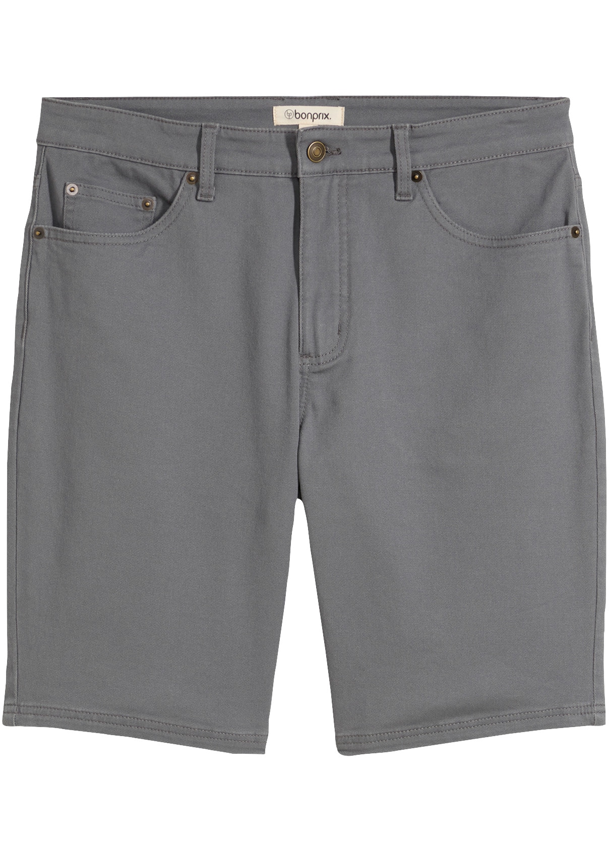 bonprix Bermudas  aus Baumwolle mit Elasthan, mit Stretchanteil, erhöhter Bund