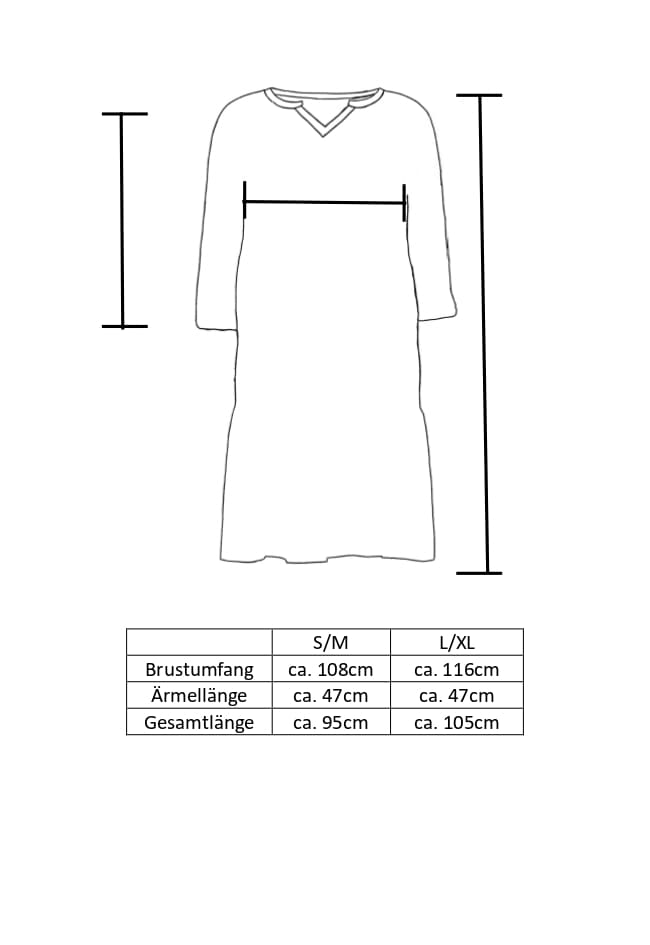 Zwillingsherz Tunika-Kleid mit Leomuster - Ari Sunshine