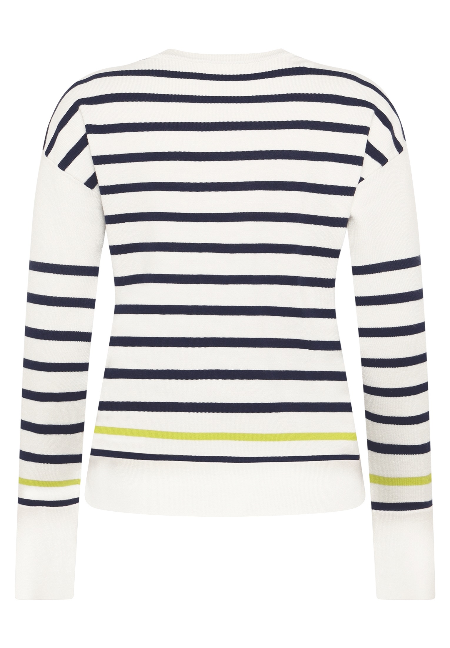 Strickpullover CARTOON "Damen mit Rundhalsausschnitt", Damen, Gr. 44, weiß, blau, Obermaterial: 55% Viskose, 30% Polyester, 15% Polyamid, figurumspielend normal, Rundhals, Pullover Strickpullover 2