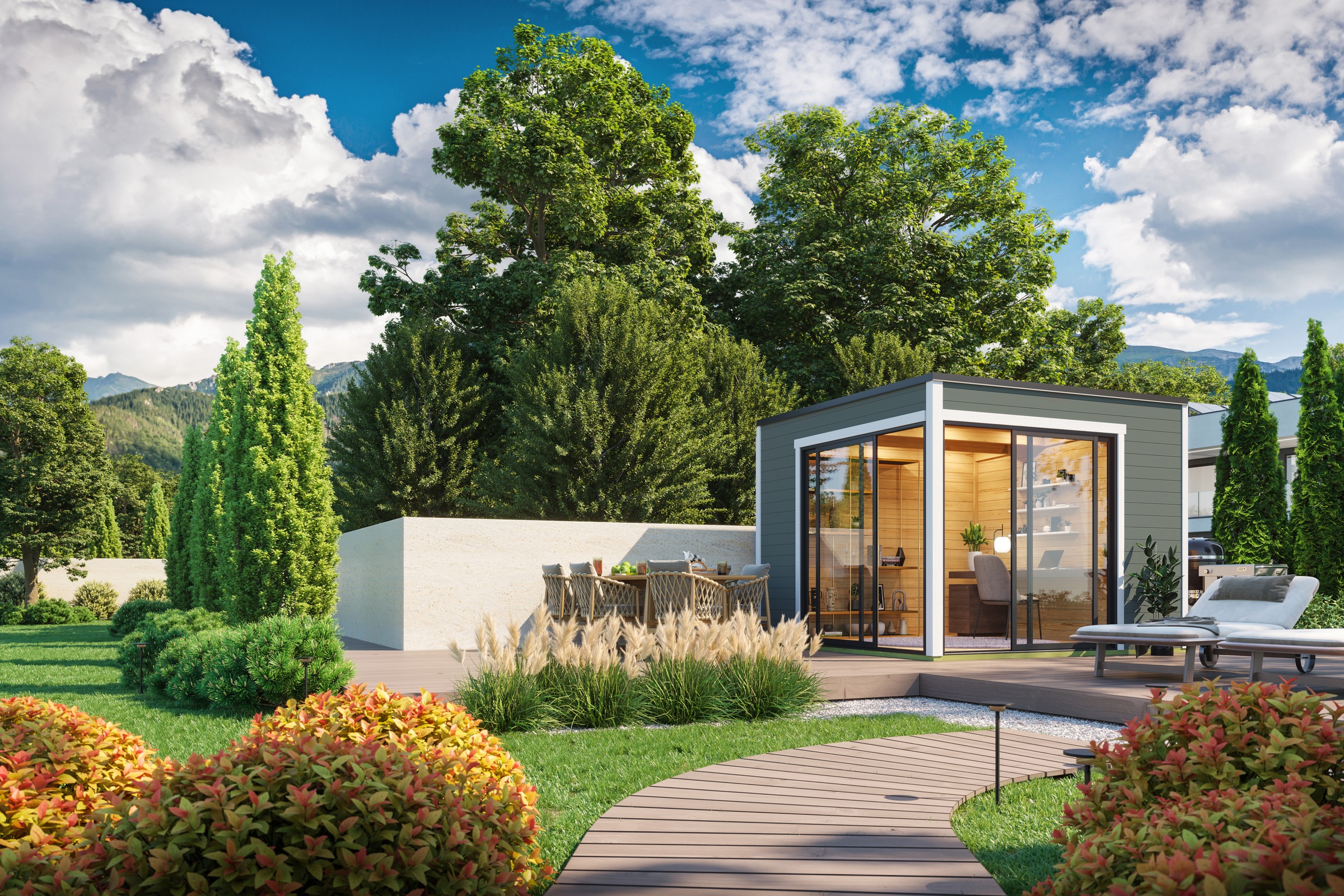 Nordic Holz Gartenhaus 