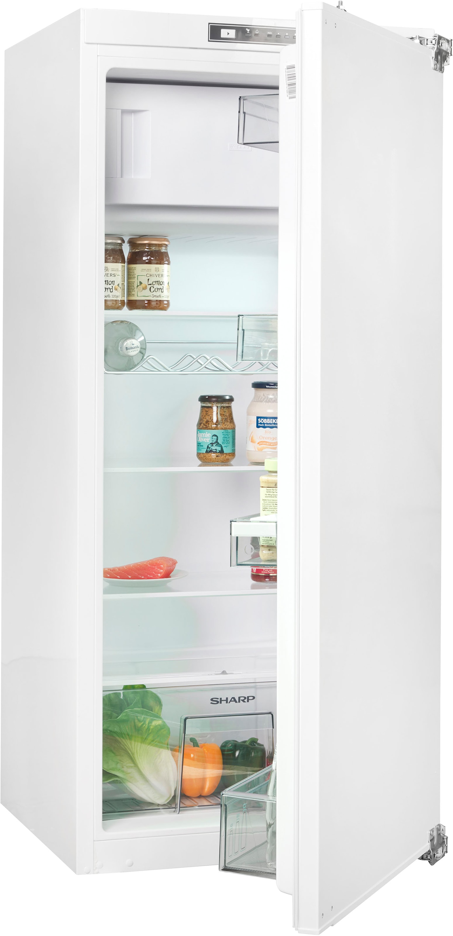 Sharp Einbaukühlschrank »SJ-LD180E0XD-EU«, (123cm Nische), Festtür