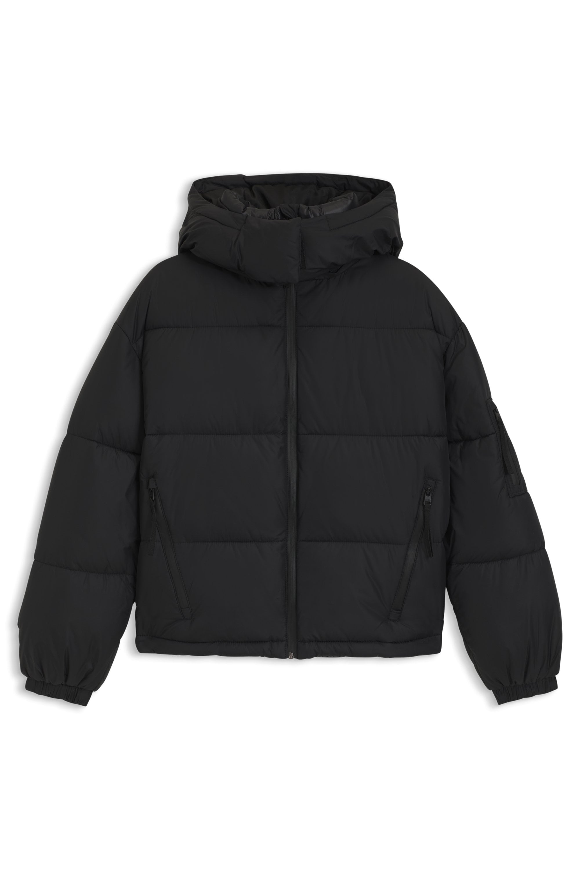 HUGO Blue Steppjacke "Farida", mit Kapuze, im Relaxed Fit mit verkürzter Lä günstig online kaufen