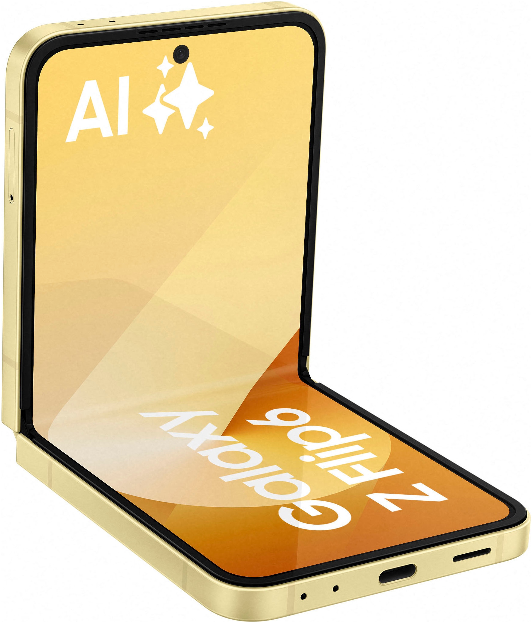 Samsung Smartphone »Galaxy Z Flip 6«, Gelb, AI-Funktionen