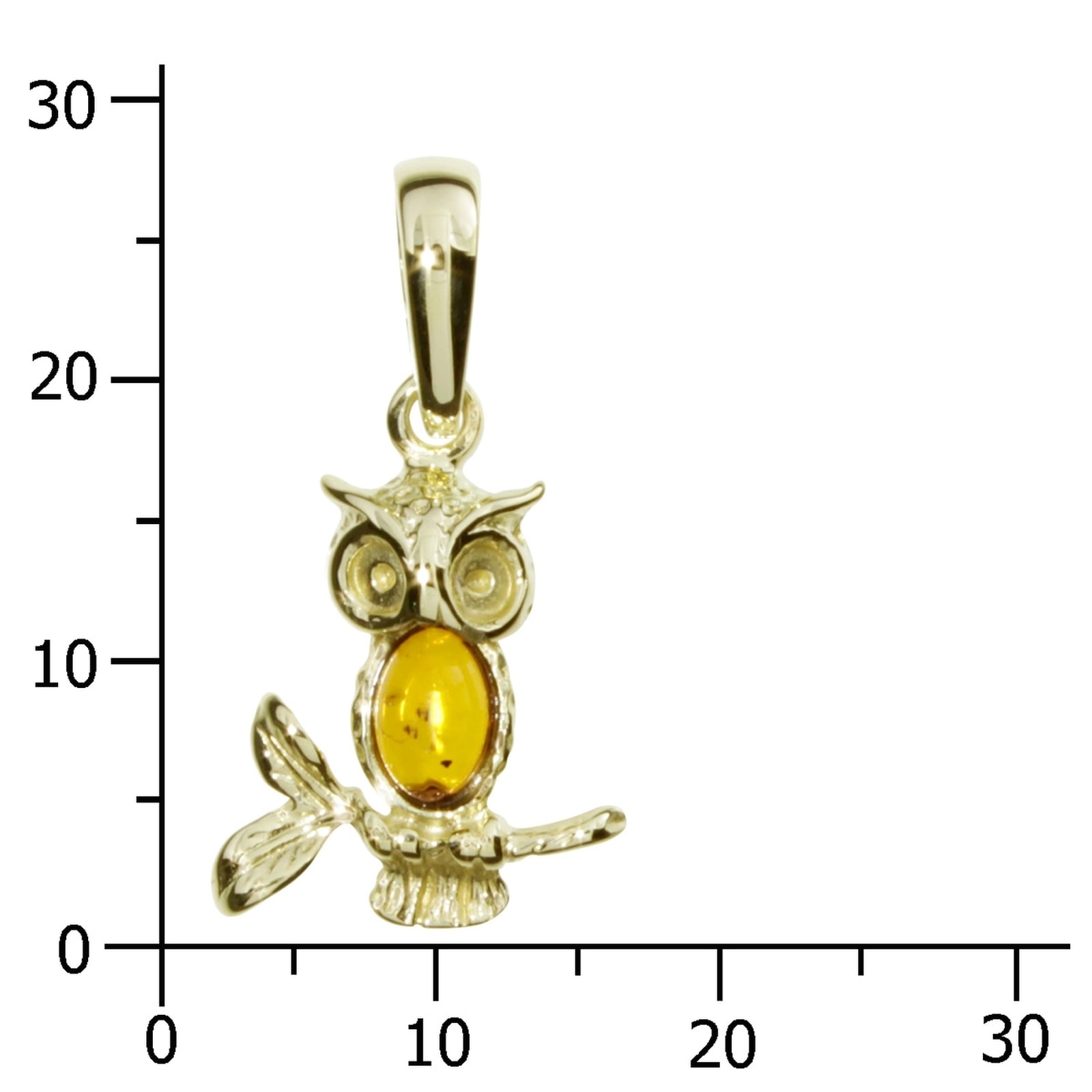 OSTSEE-SCHMUCK Kettenanhänger »Ostsee-Schmuck Anhänger Eule Anhänger Eule«, (1 tlg.)