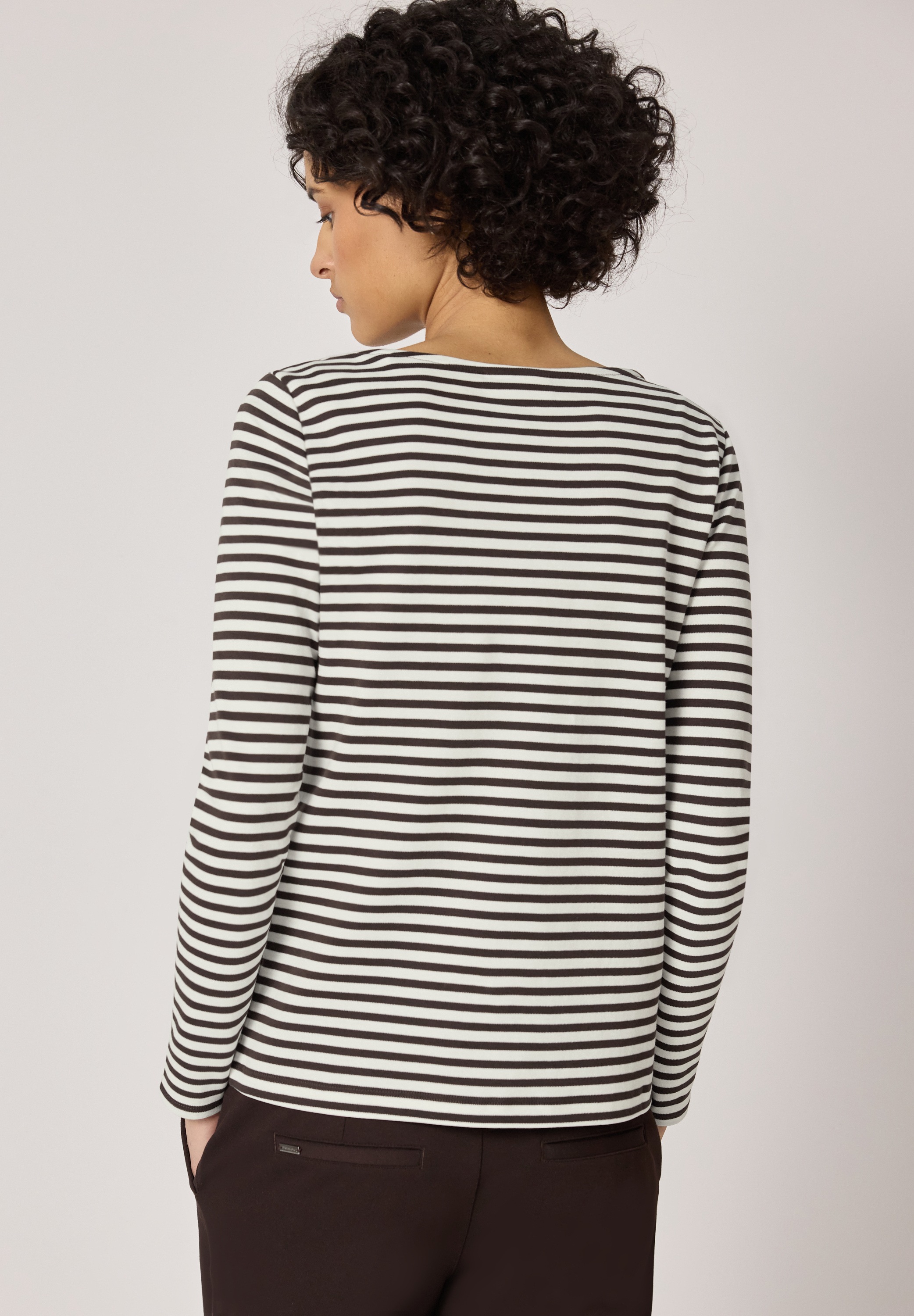 STREET ONE Langarmshirt mit U-Boot-Ausschnitt günstig online kaufen