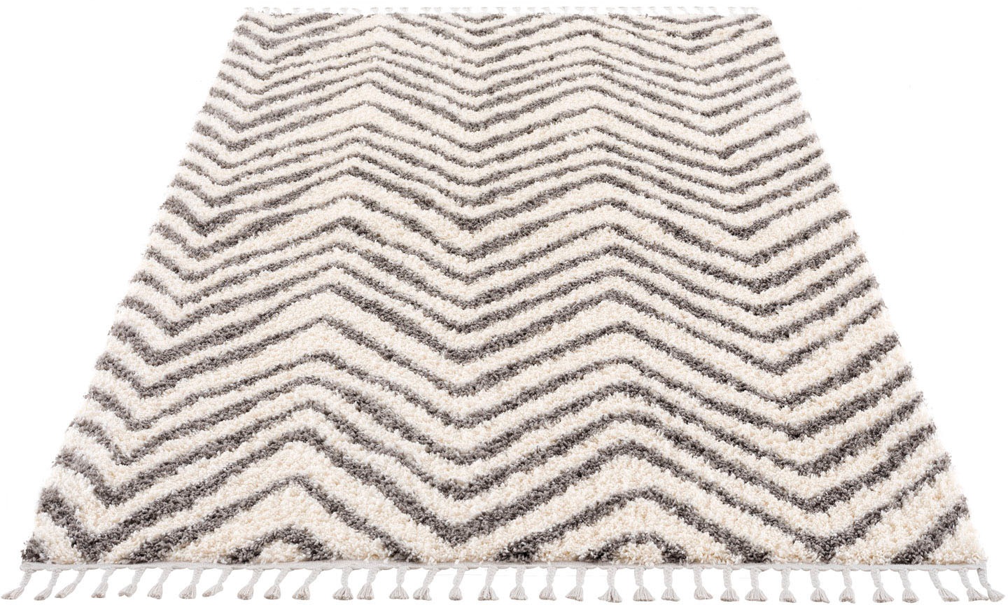 Carpet City Hochflor-Teppich "Pulpy 531" rechteckig 30 mm Höhe besonders we günstig online kaufen