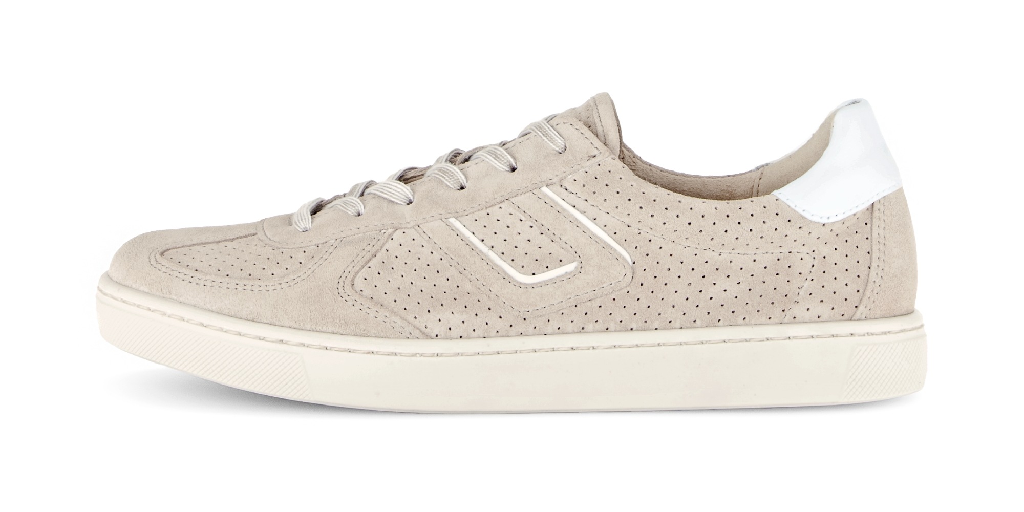 Thumbnail - Gabor Sneaker "DAVOS", Freizeitschuh, Halbschuh, Schnürschuh mit Lochmuster, Weite H