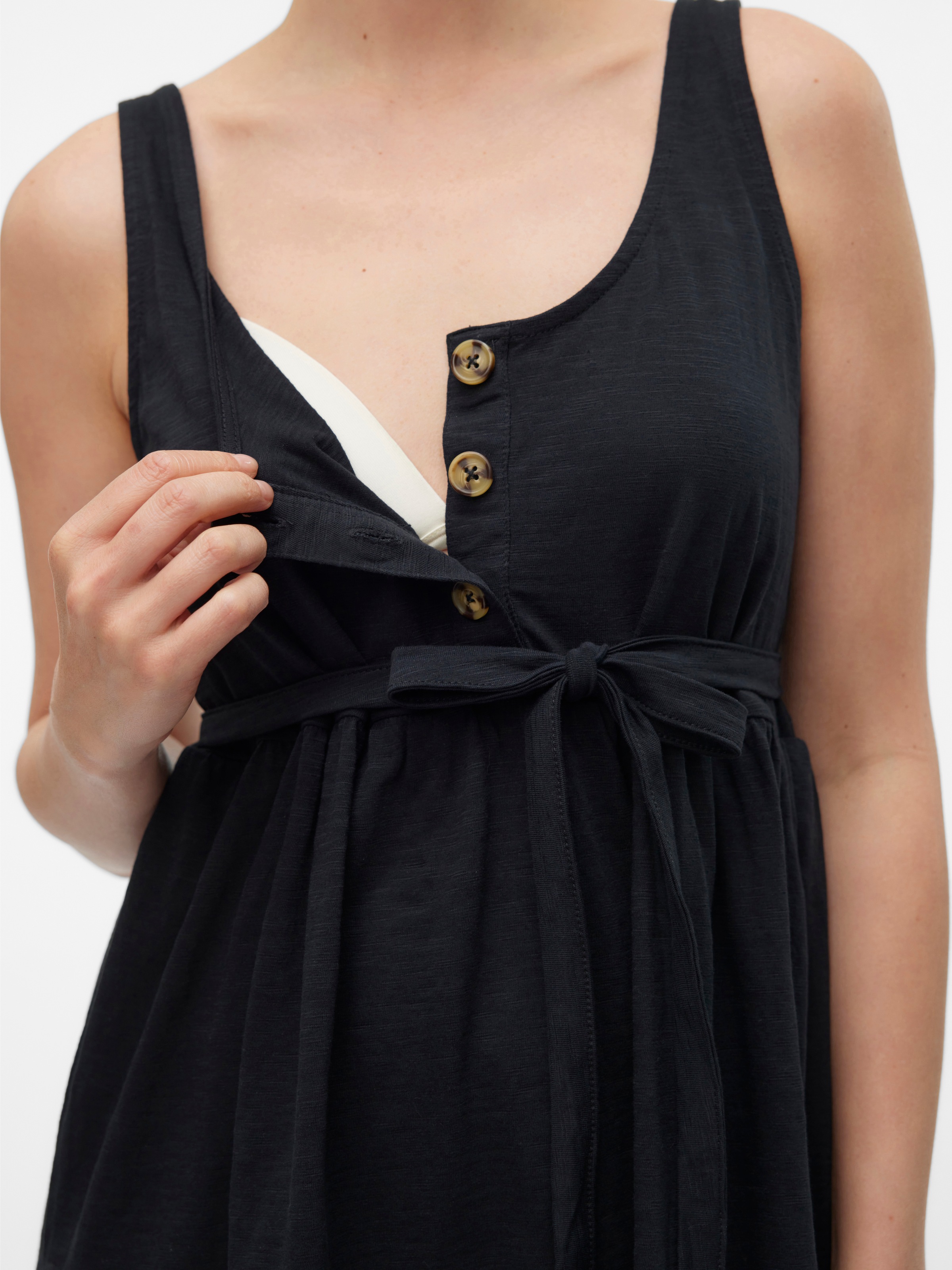 Mamalicious Umstandskleid "MLEVI LIA SL JRS ABK DRESS 2F NOOS" günstig online kaufen