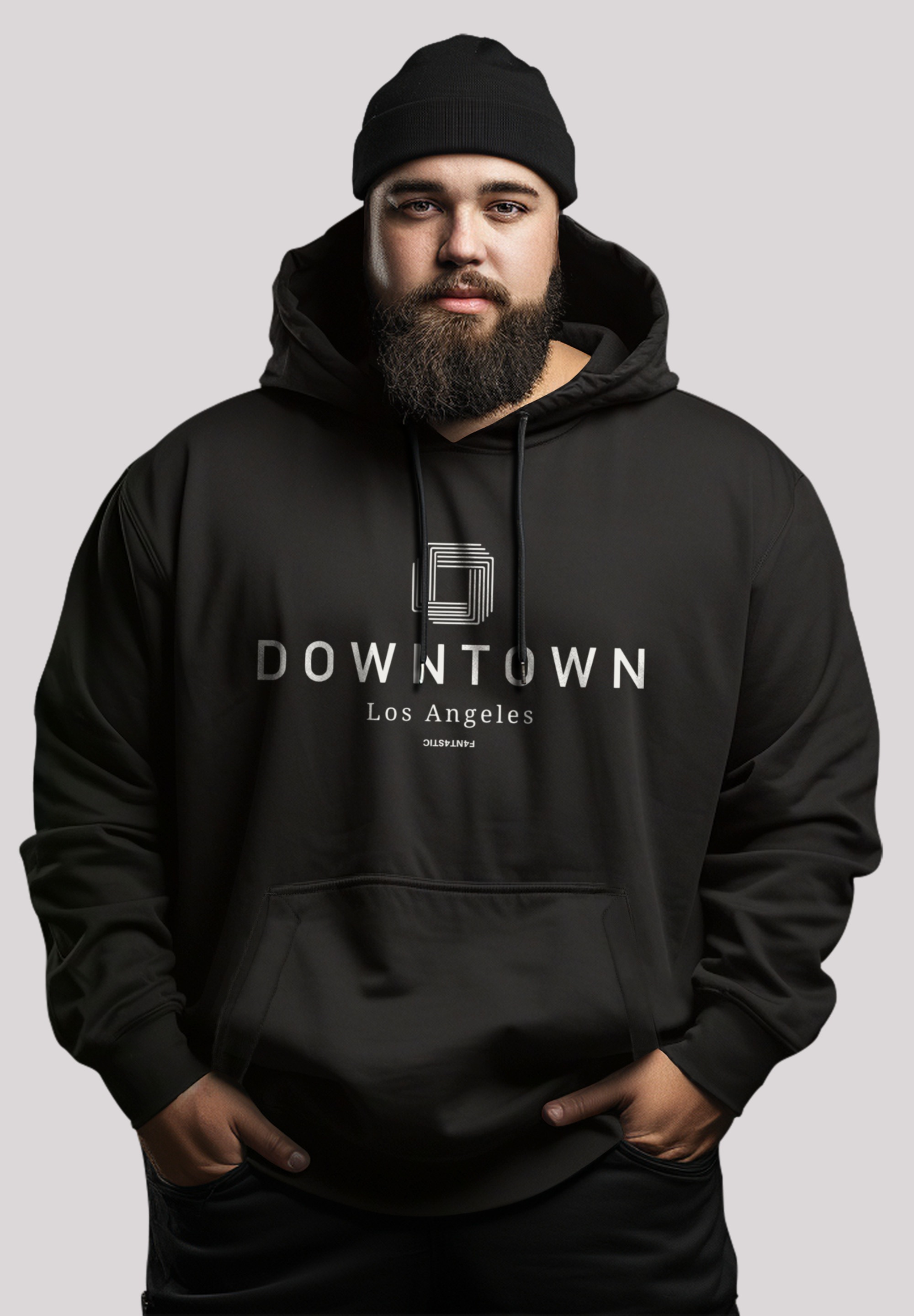 F4NT4STIC Kapuzenpullover "Downtown LA PLUSSIZE", Premium Qualität günstig online kaufen