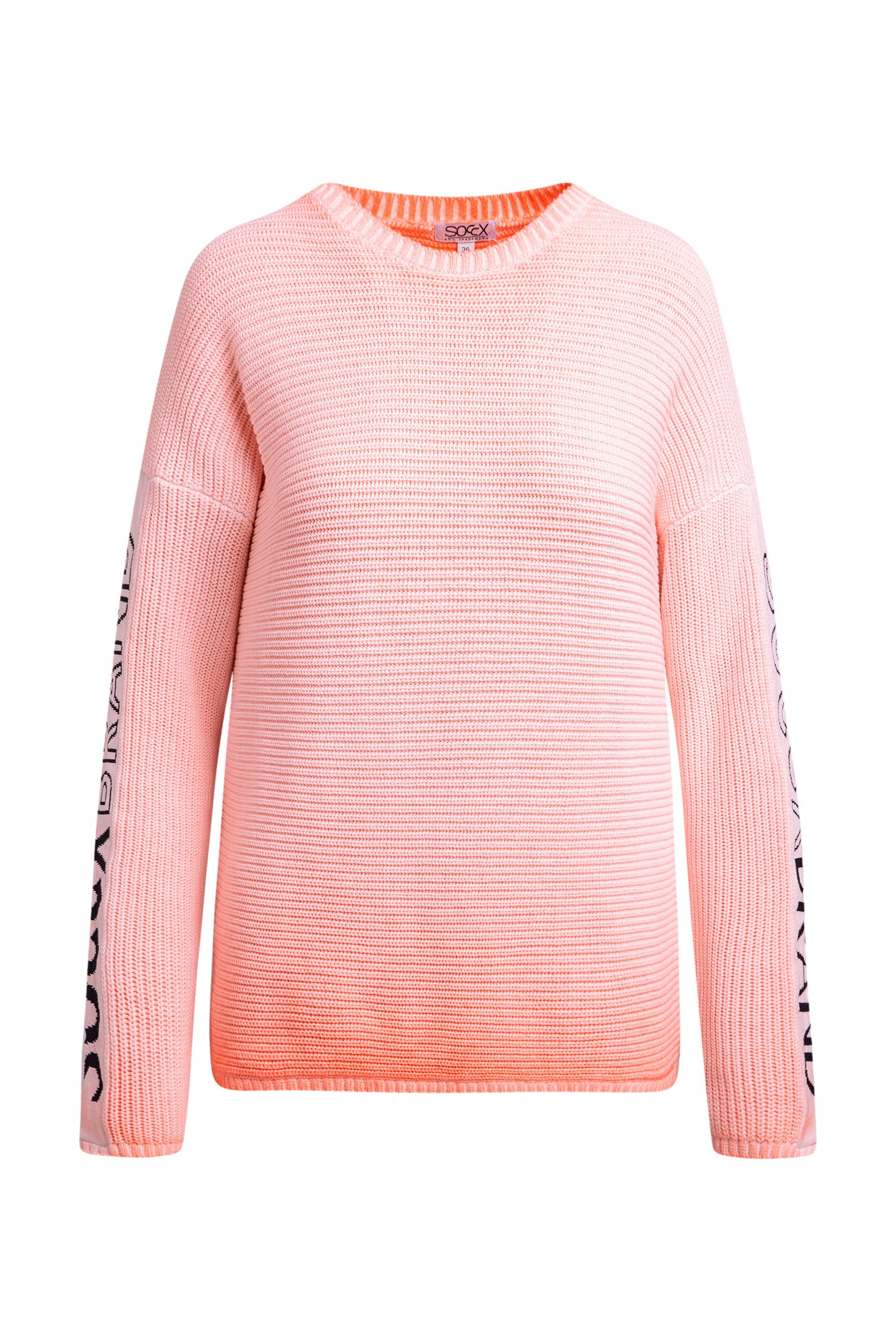 SOCCX Rundhalspullover aus Baumwolle