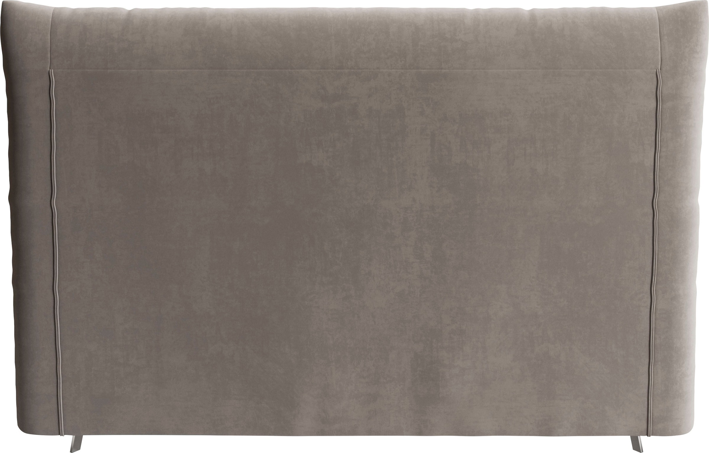 PLACES OF STYLE Polsterbett »Elloree, in 4 Breiten, hinten mit Originalstoff bezogen, auch in Leder« Kopfteilhöhe 143cm, belastbar bis 280 kg, auch in Überlänge 220cm