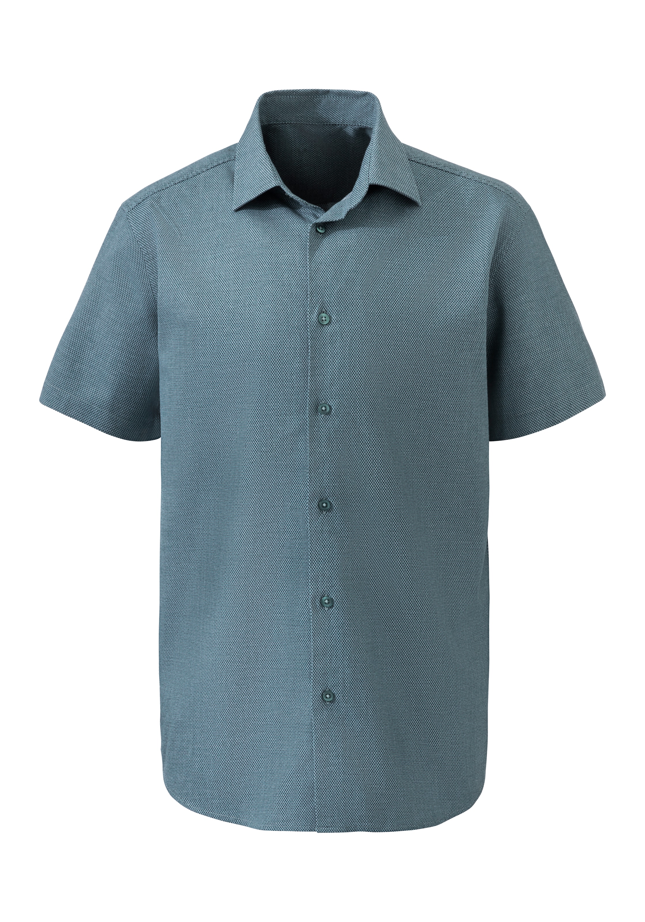 H.I.S Kurzarmhemd »Regular-fit«, elastisches Jaquard-Kurzarmhemd