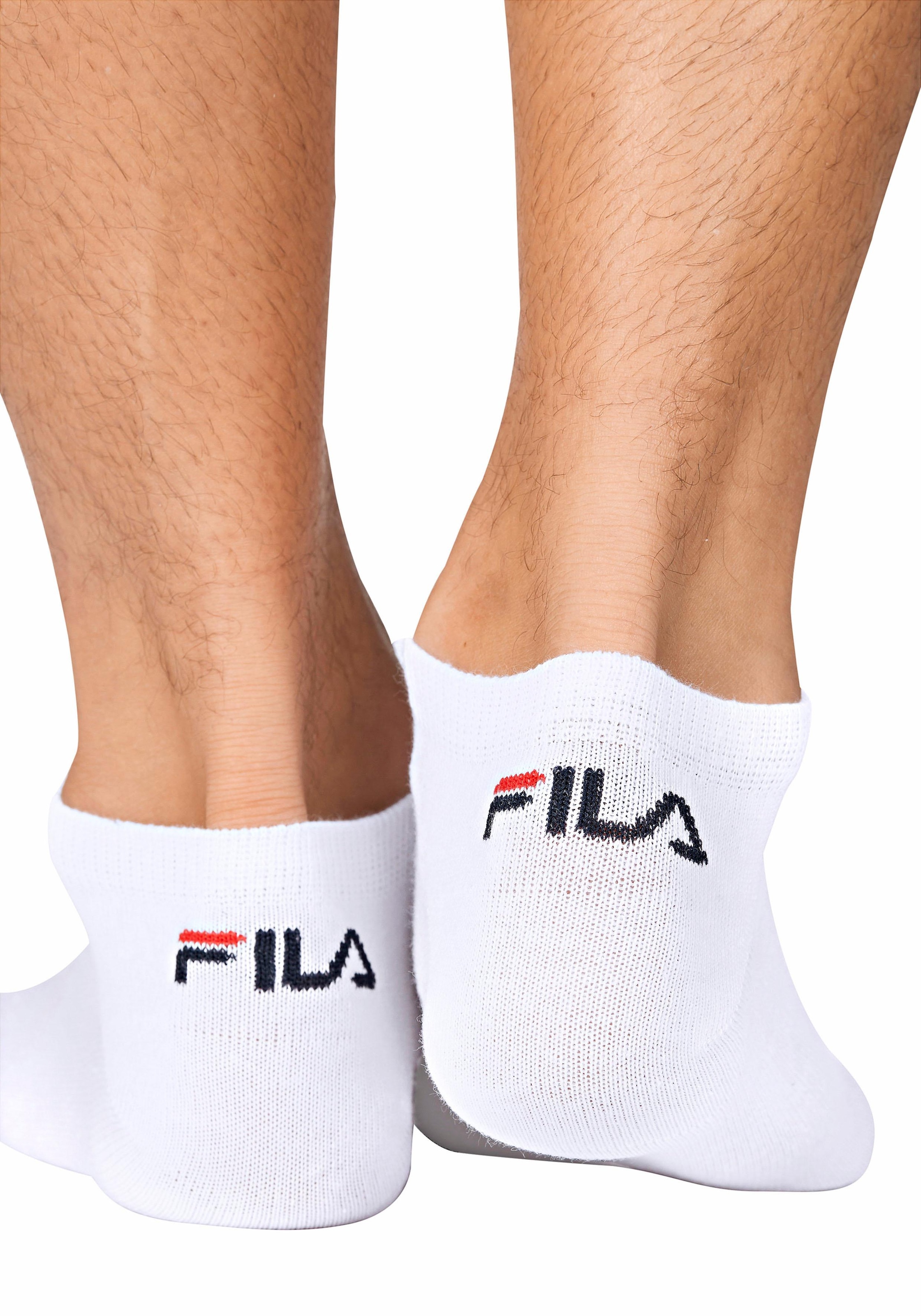 Fila Sneakersocken, (3er Pack), mit eingestricktem Logo an der Ferse
