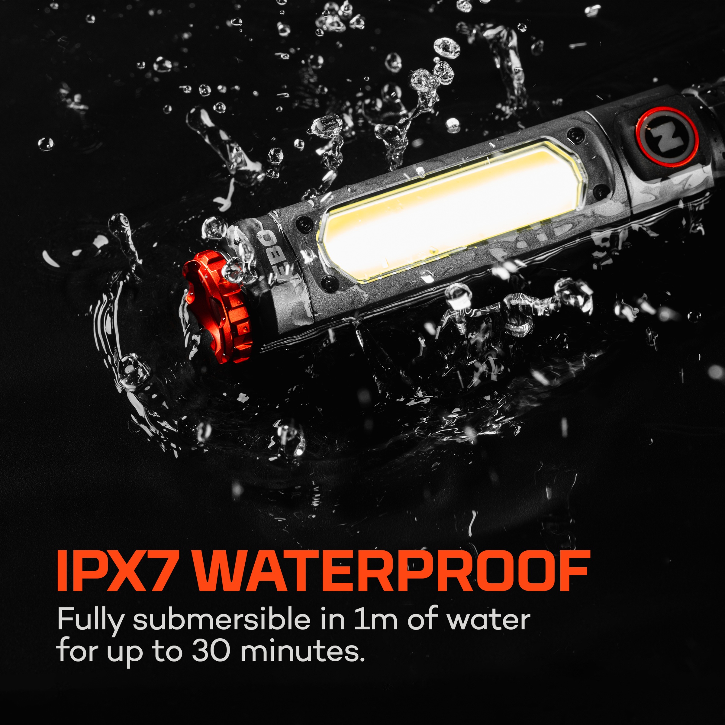 NEBO LED Taschenlampe »Nebo BIG LARRY PRO« Set, Taschenlampe inkl. Ladekabel, 2 Stk. tlg.