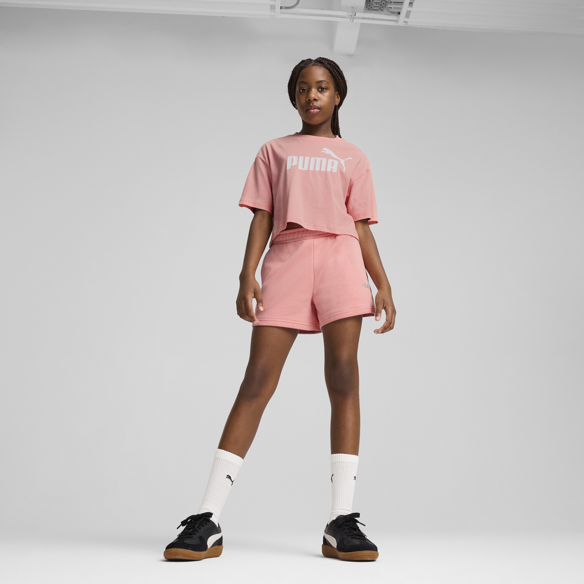 PUMA Sporthose »ESS Small No. 1 Logo Shorts Mädchen«