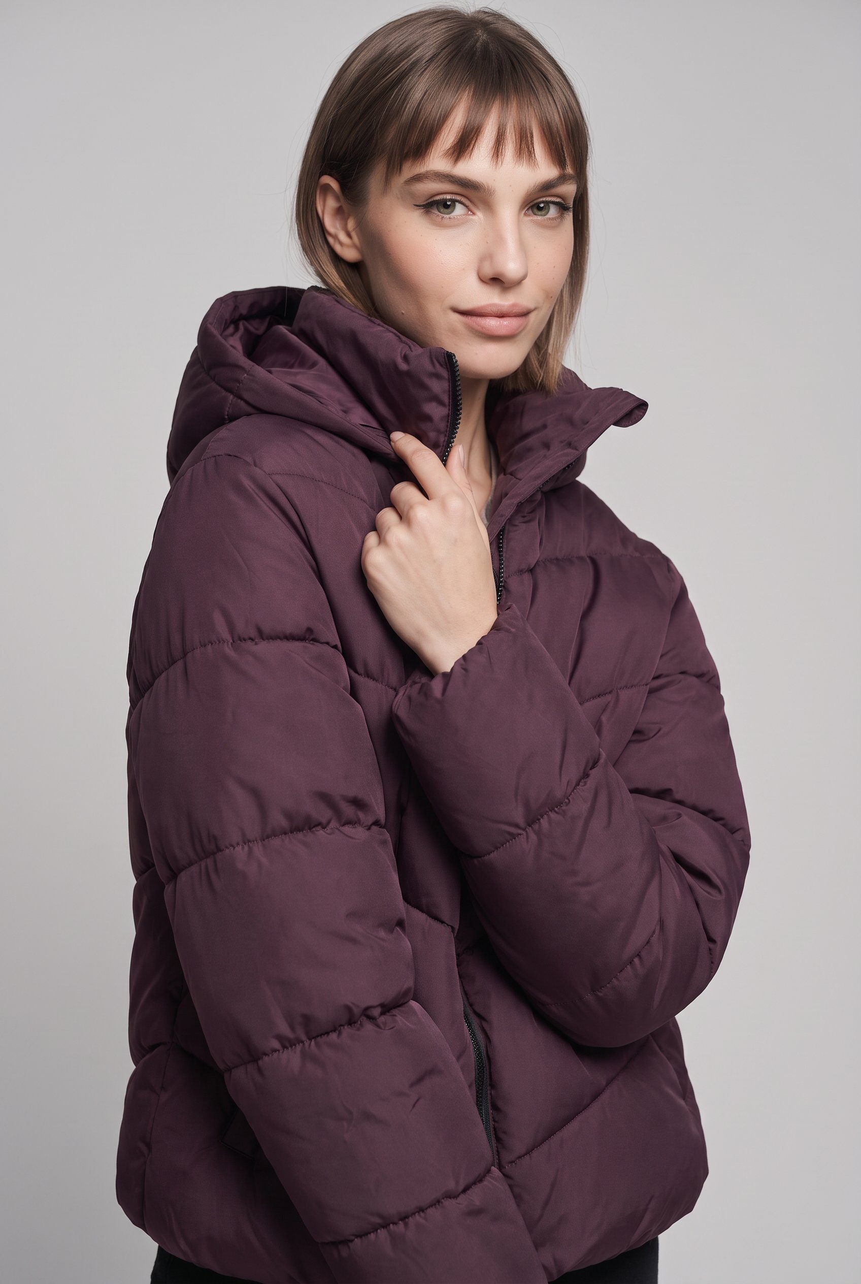 ONLY CARMAKOMA Steppjacke »CARCLAIR SHORT PUFFER OTW« ohne Kapuze Kunstfaser, normal geschnitten