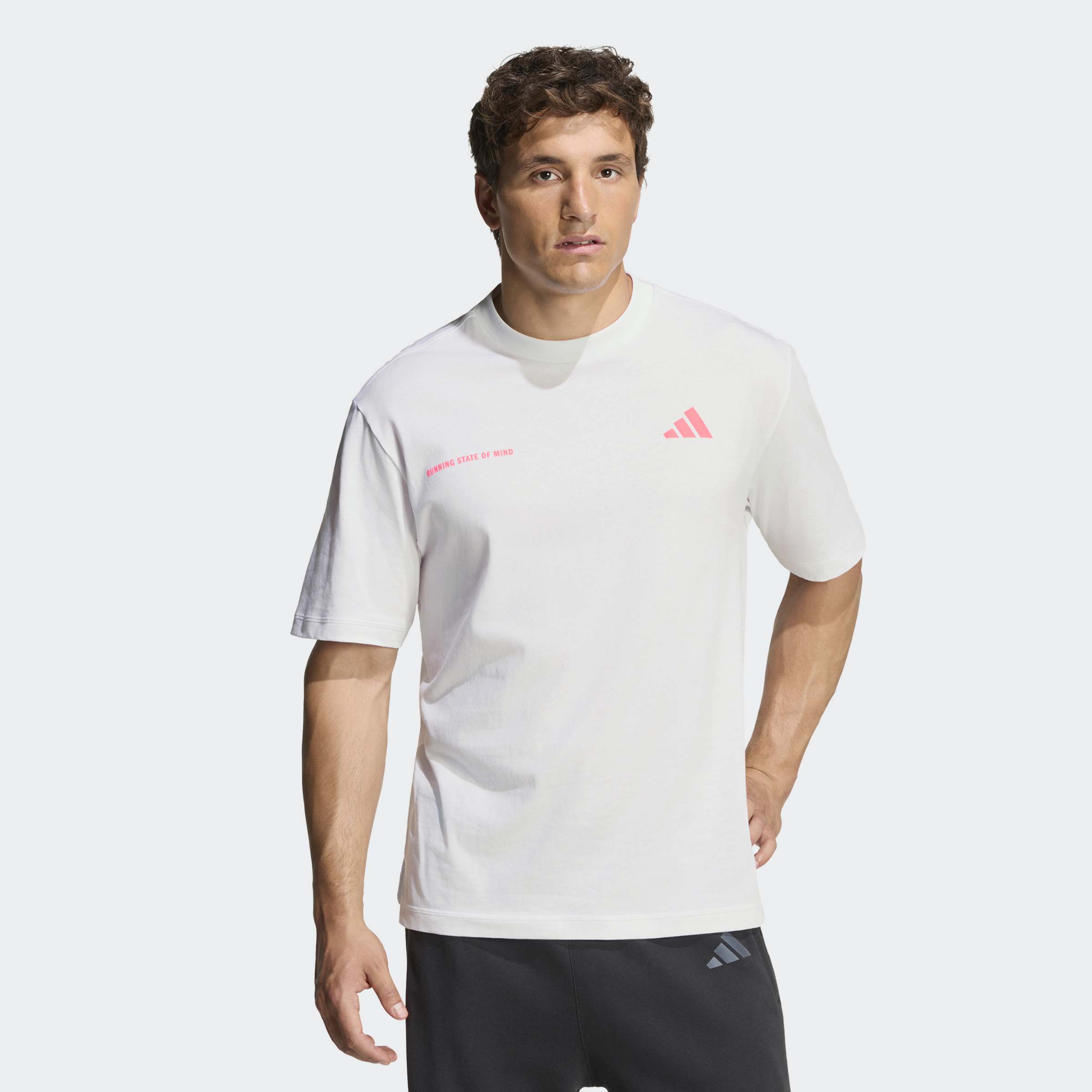 adidas Performance Laufshirt "ADI365 RUNNING COMMUNITY" für Erwachsene, ohne Verschluss, aus Baumwolle, mit Rundhalsausschnitt