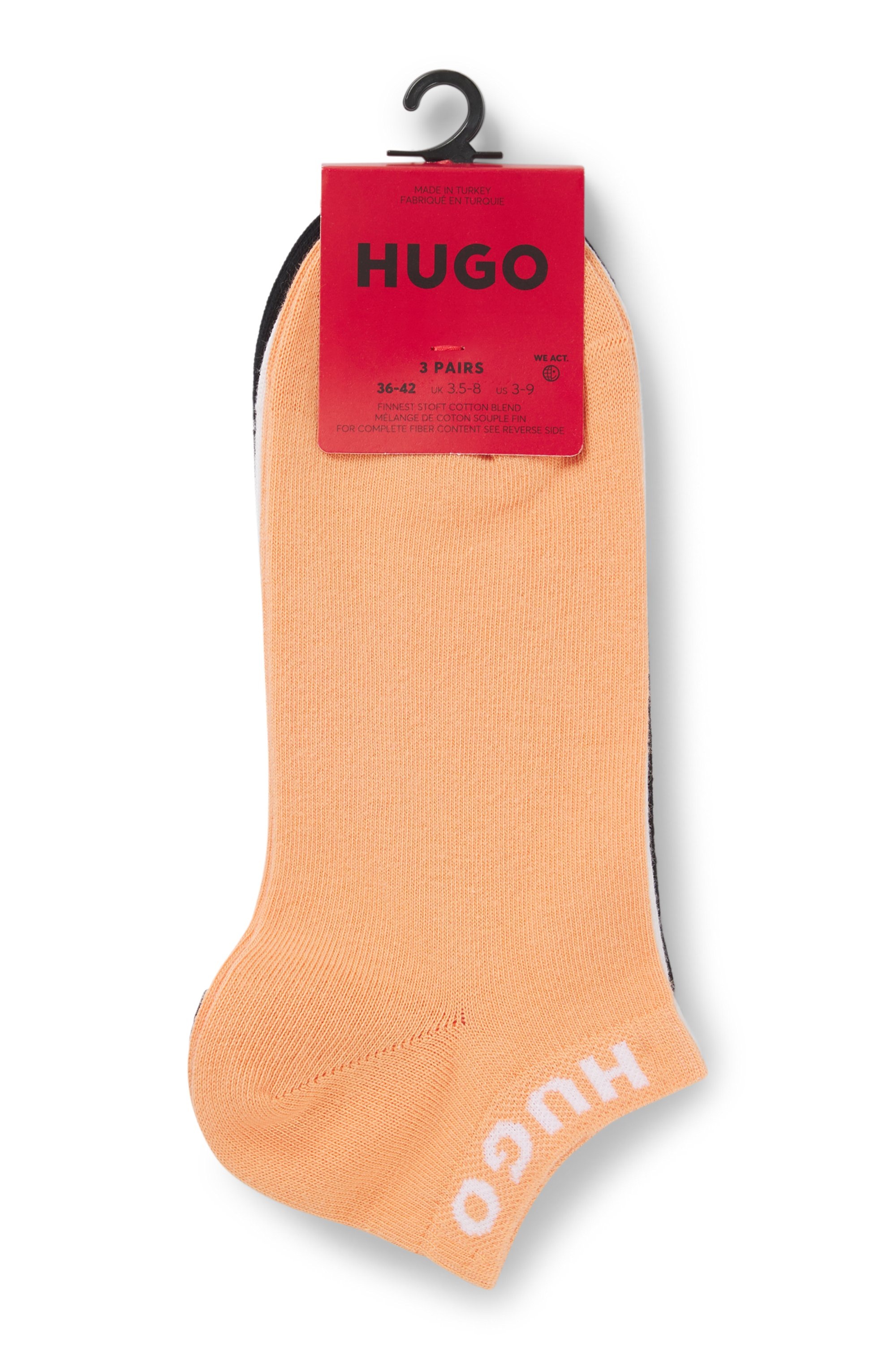HUGO Underwear Socken "3P AS UNI CC W", (Packung, 3 Paar, 3er), mit kontras günstig online kaufen