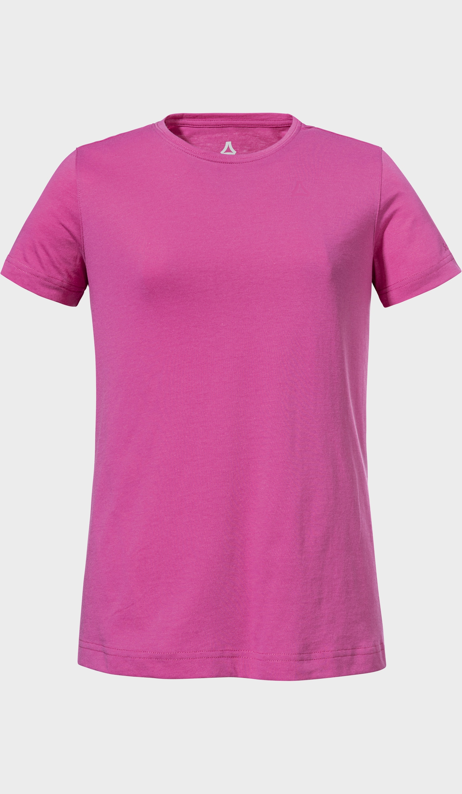Funktionsshirt SCHÖFFEL "T Shirt Buchberg L", Damen, Gr. 42, 3305, pink, Oberstoff: 60% Baumwolle, 40% Polyester, Rundhals, Shirts Funktionsshirt
