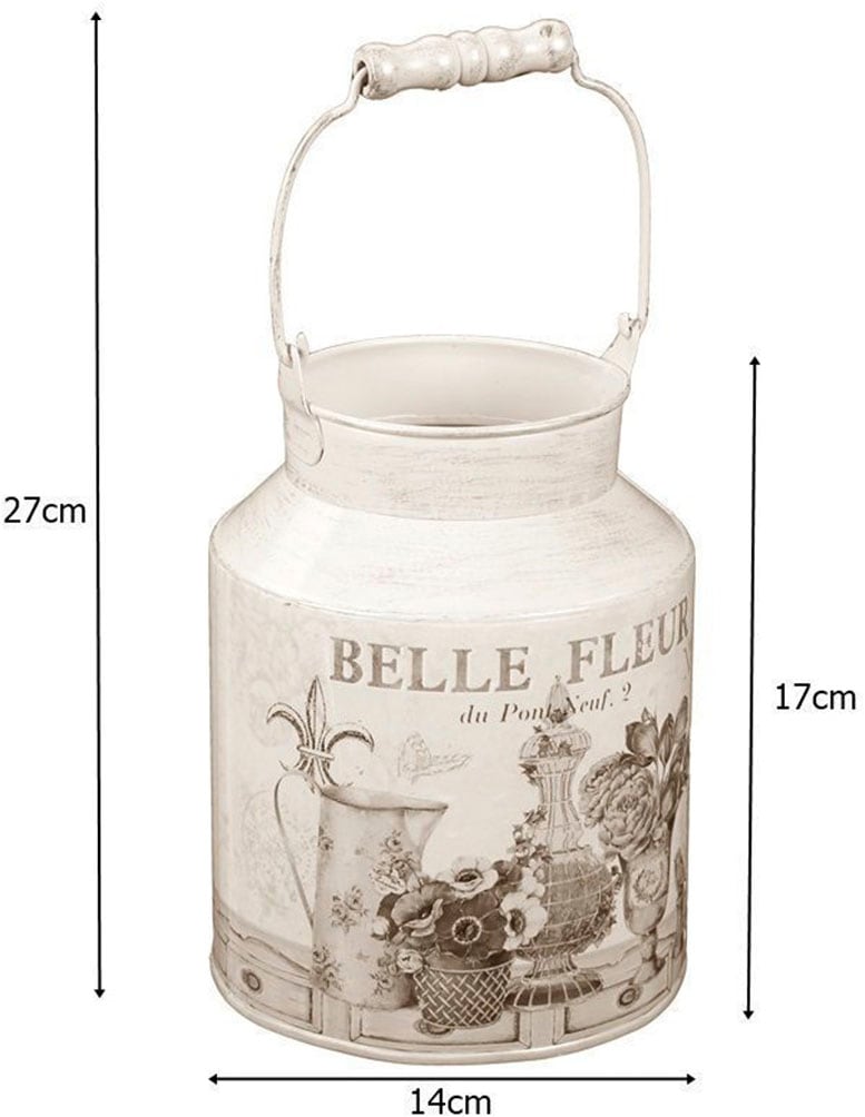 Ambiente Haus Dekovase »Fleur-Milchkanne«