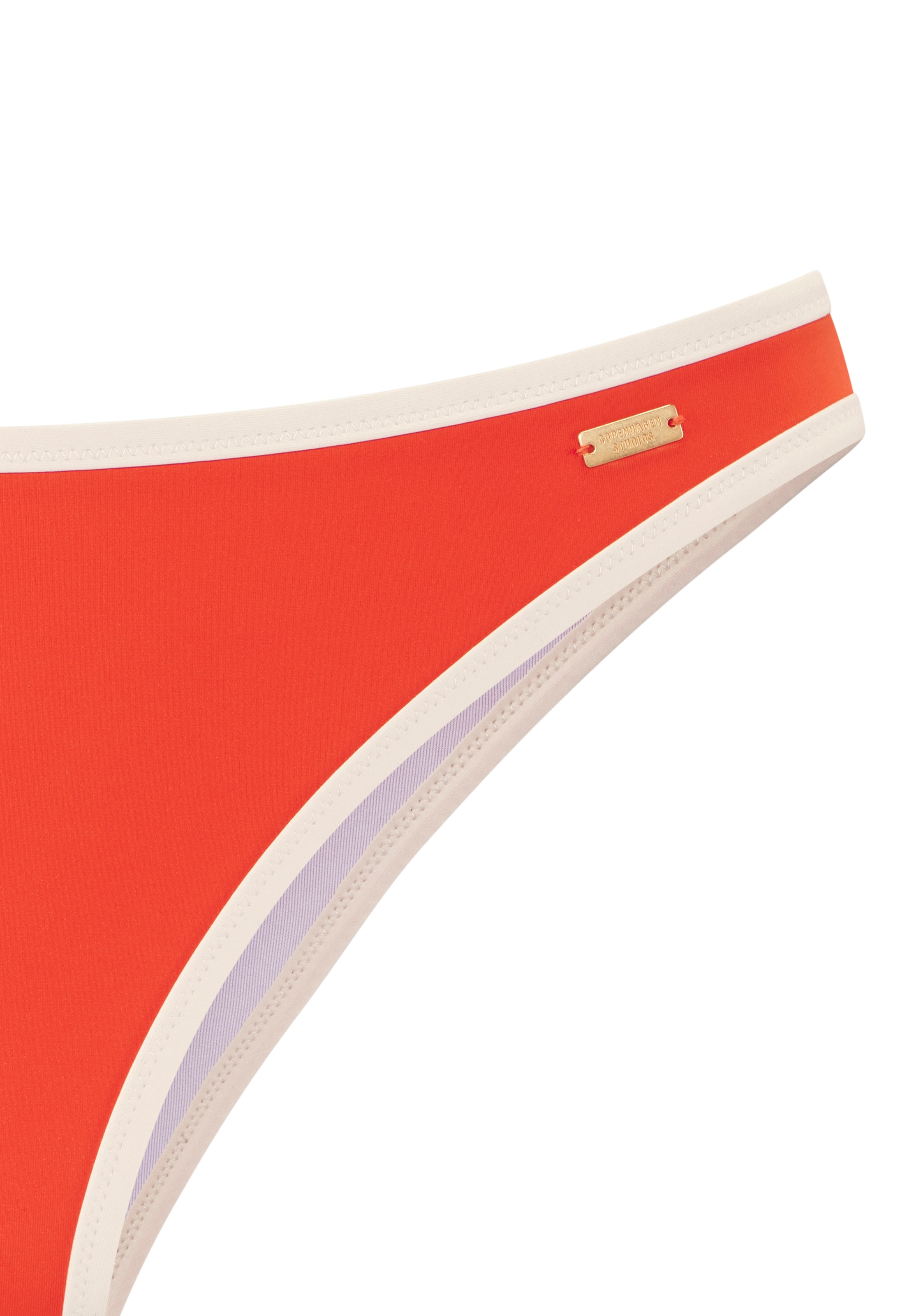 Copenhagen Studios Bikini-Hose »Emma« mit Kontrastpaspel