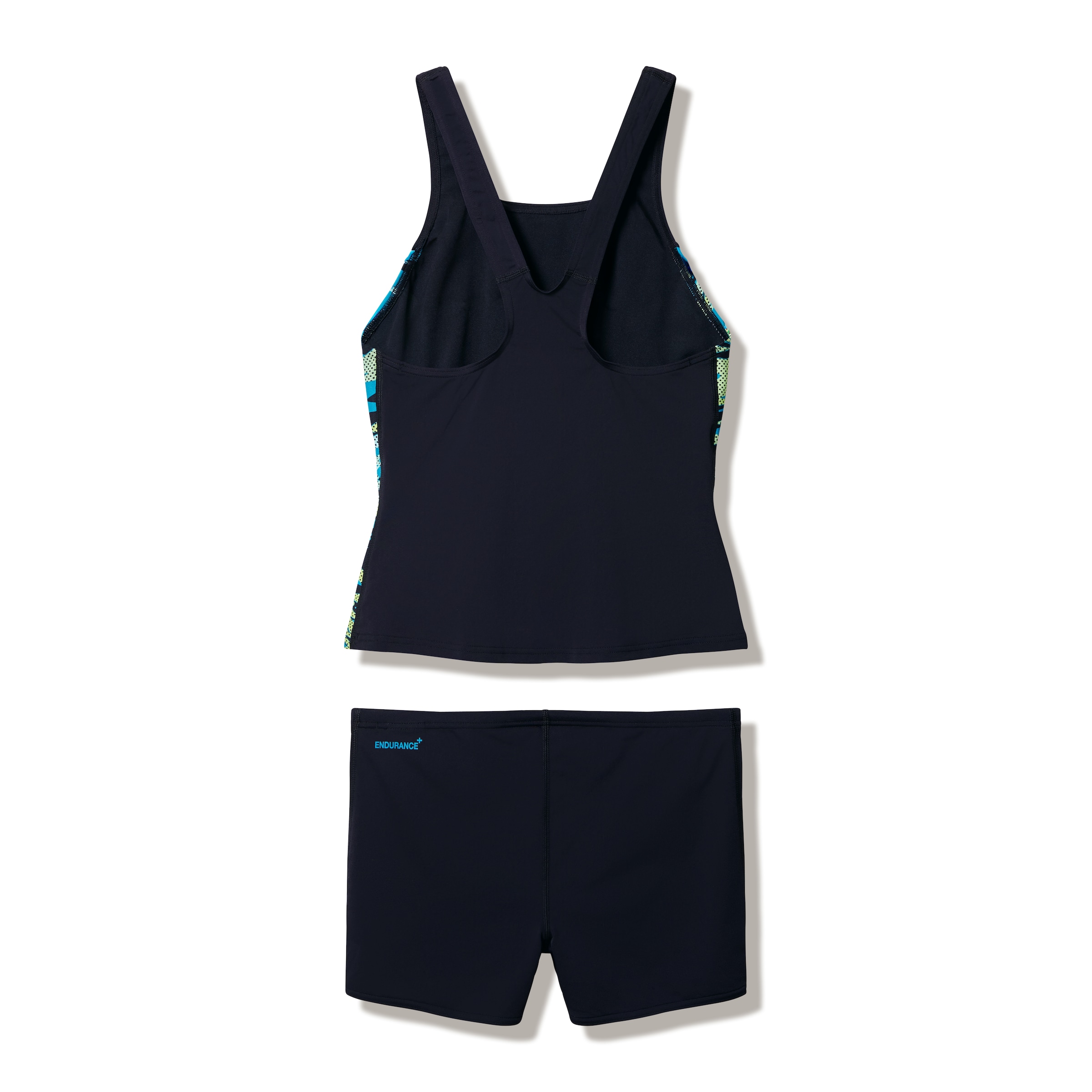 Speedo Tankini »HYPERBOOM SPLICE TANKINI SET BLK/GRN« mit Vier-Wege-Stretch, chlorbeständig