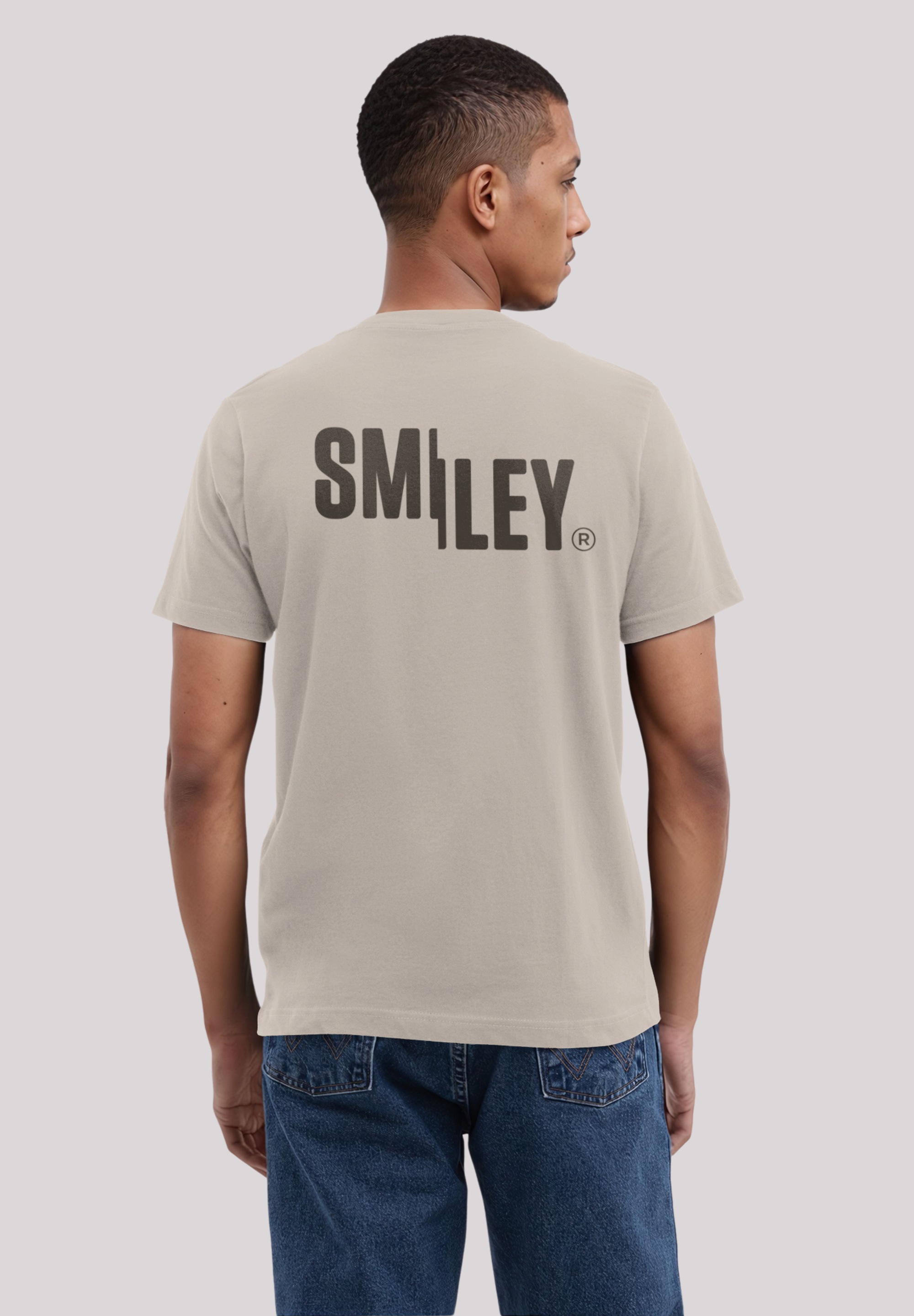 F4NT4STIC T-Shirt »Smiley Dark«, Premium Qualität