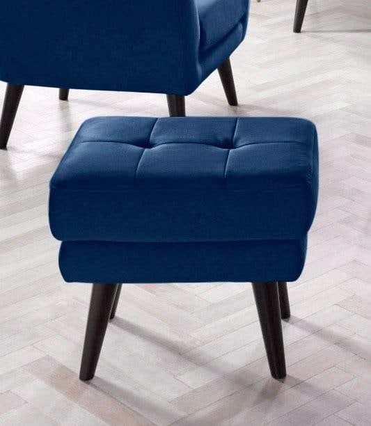 Home affaire Hocker "Hemmink" mit Knopfheftung