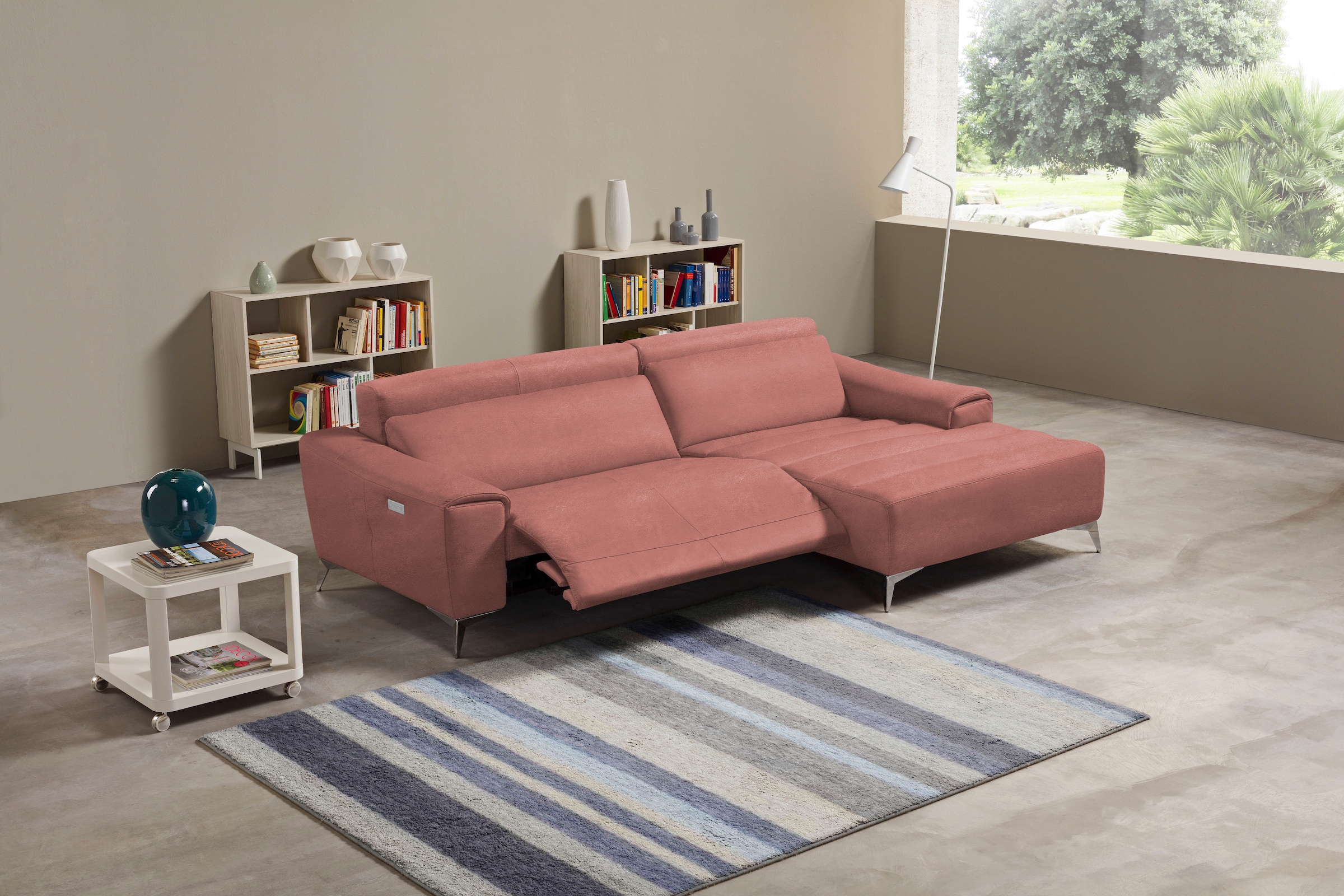 Egoitaliano Ecksofa "Suzette, Designsofa mit hohem Sitzkomfort", mit Recami günstig online kaufen