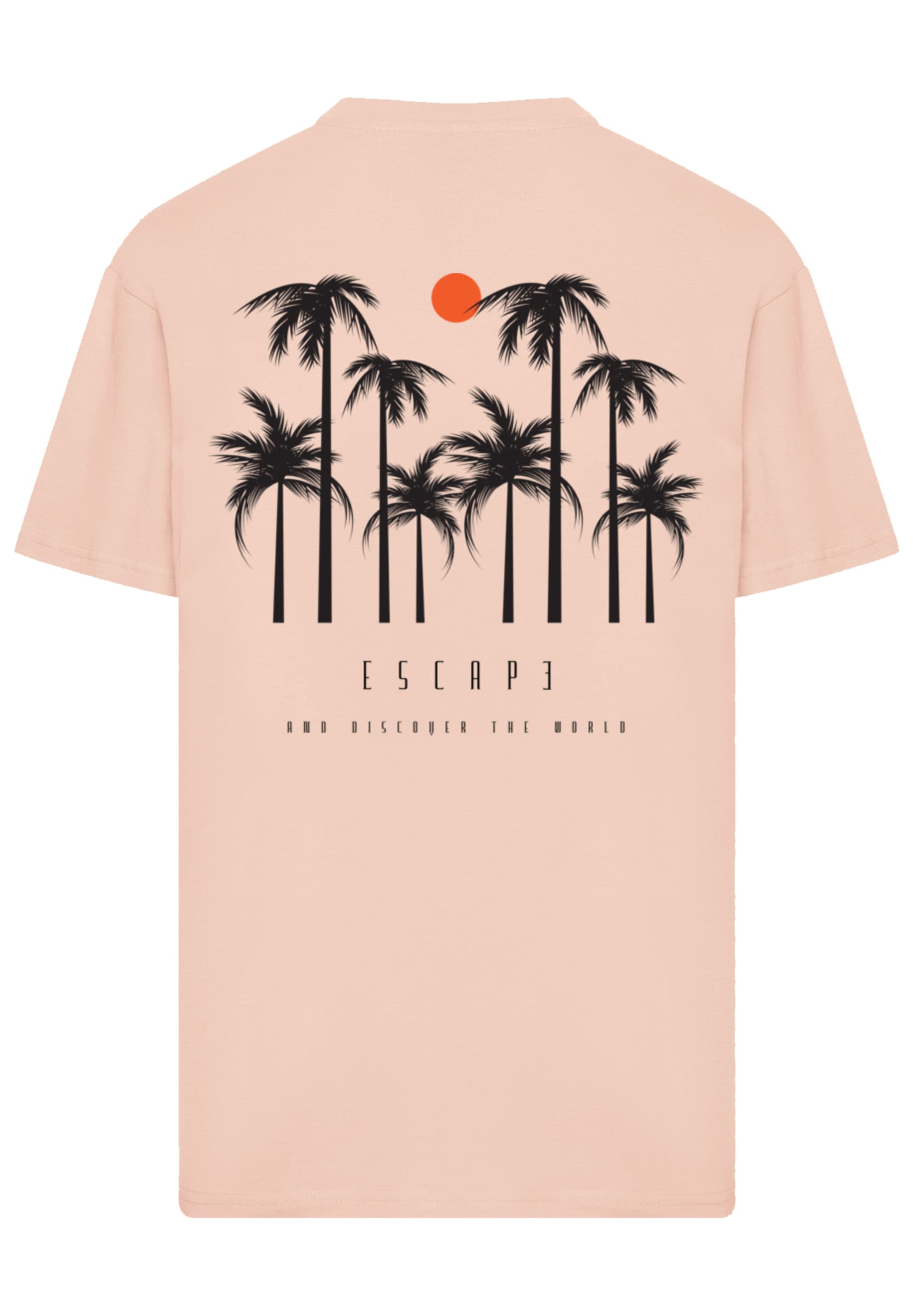 F4NT4STIC T-Shirt »Oversize Escape Discover the World Palm Trees«, Discover the World