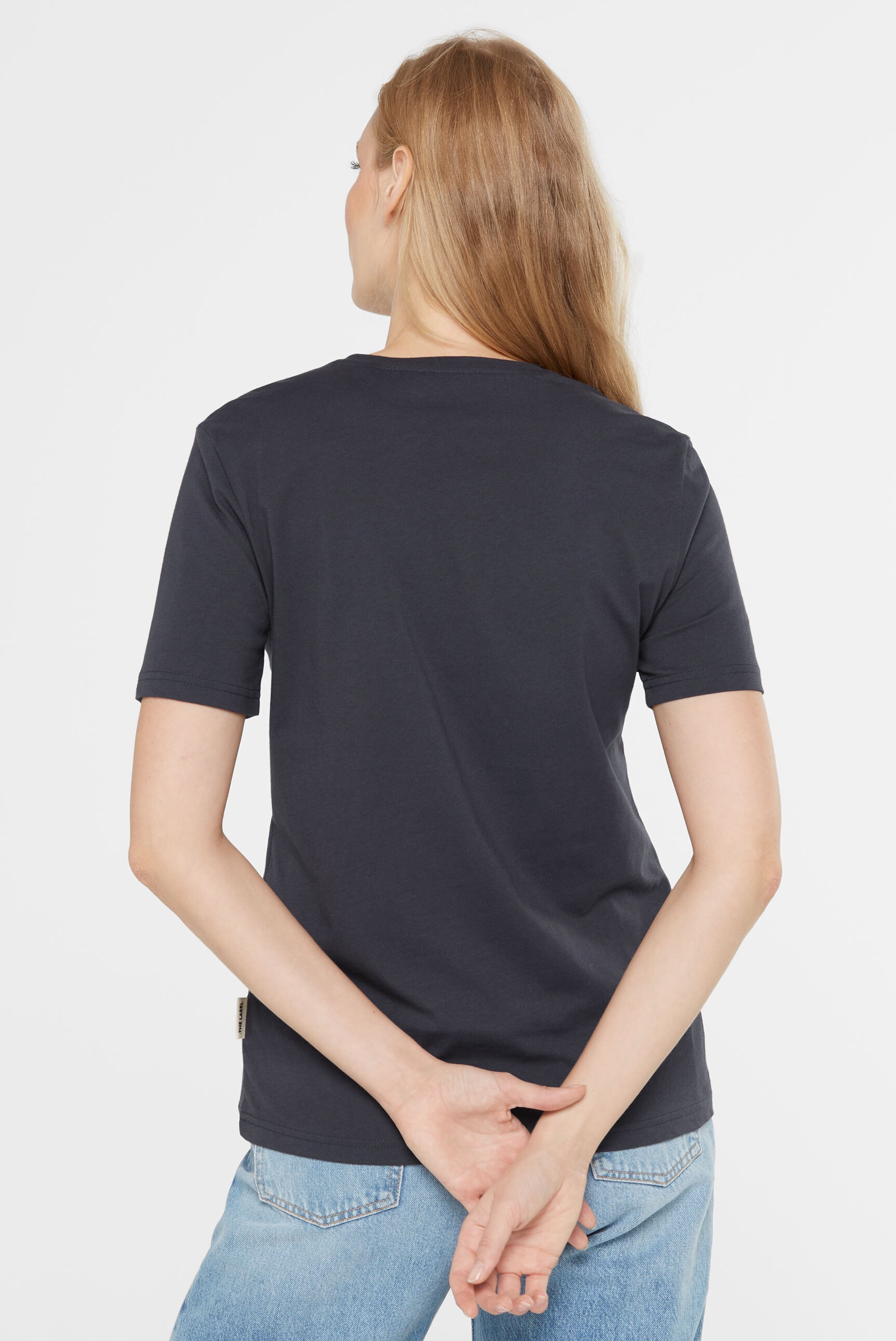 SENSES.THE LABEL Rundhalsshirt, aus Baumwolle
