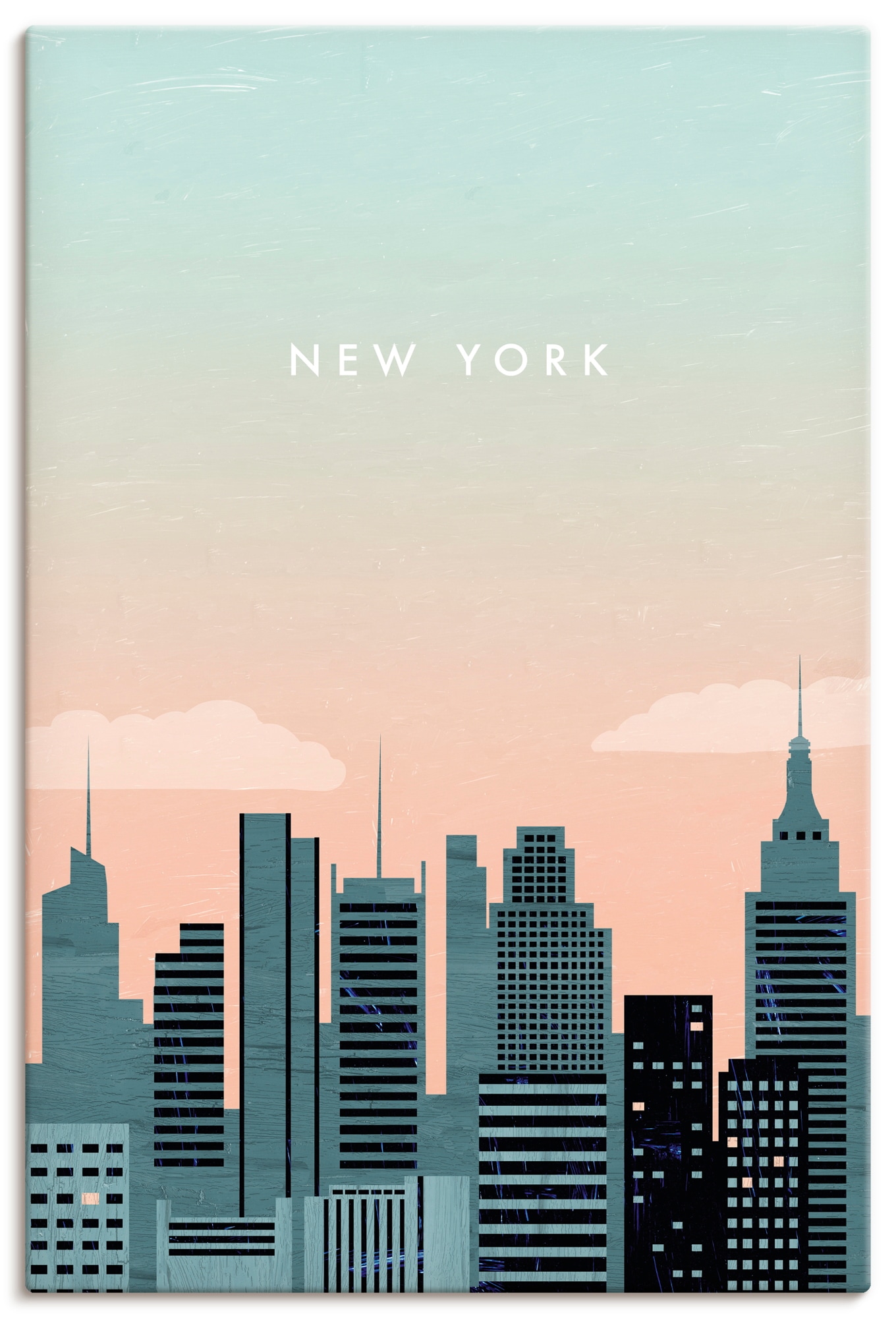 Artland Wandbild "New York" 1 Stk. tlg. als Alubild, Leinwandbild, Poster, Wandaufkleber in verschied. Größen