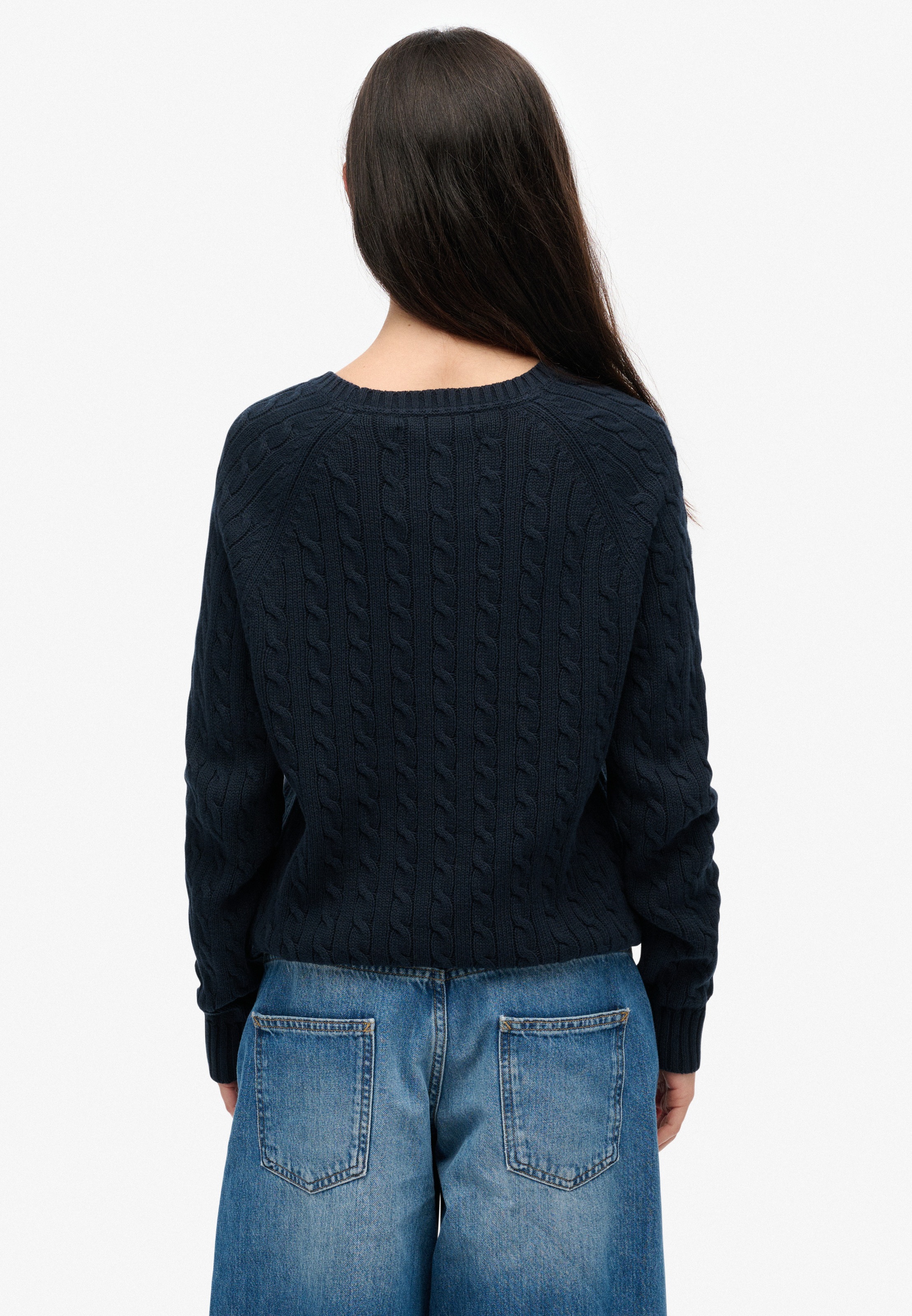 Thumbnail - Superdry Strickpullover "SLOUCHY CABLE FLAG KNIT"