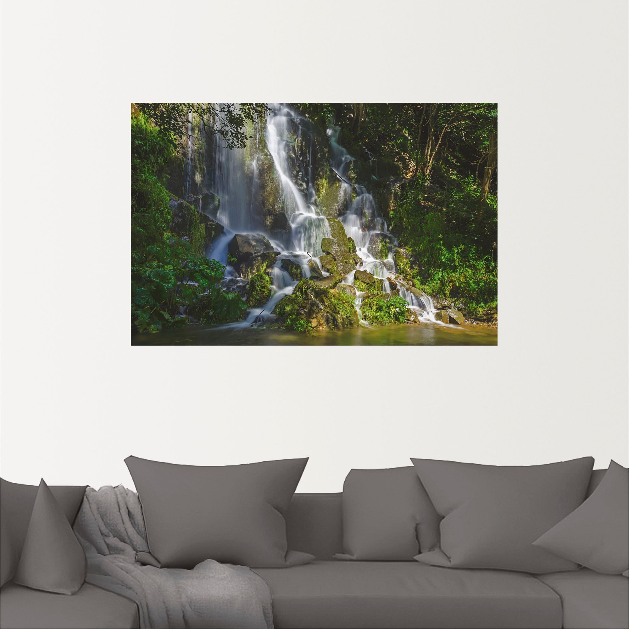 Artland Wandbild »Wasserfall im Harz«, Gewässer, (1 St.), als Poster in verschied. Größen