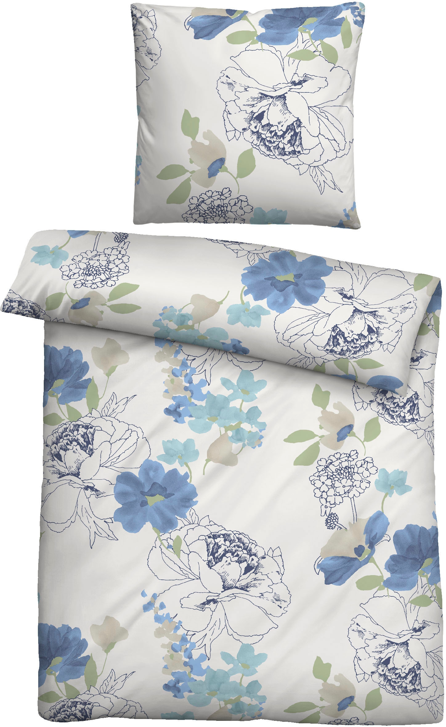 Castell - Markenbettwäsche Bettwäsche "Josua" 2 Stk. wohlig warm, temperatu günstig online kaufen